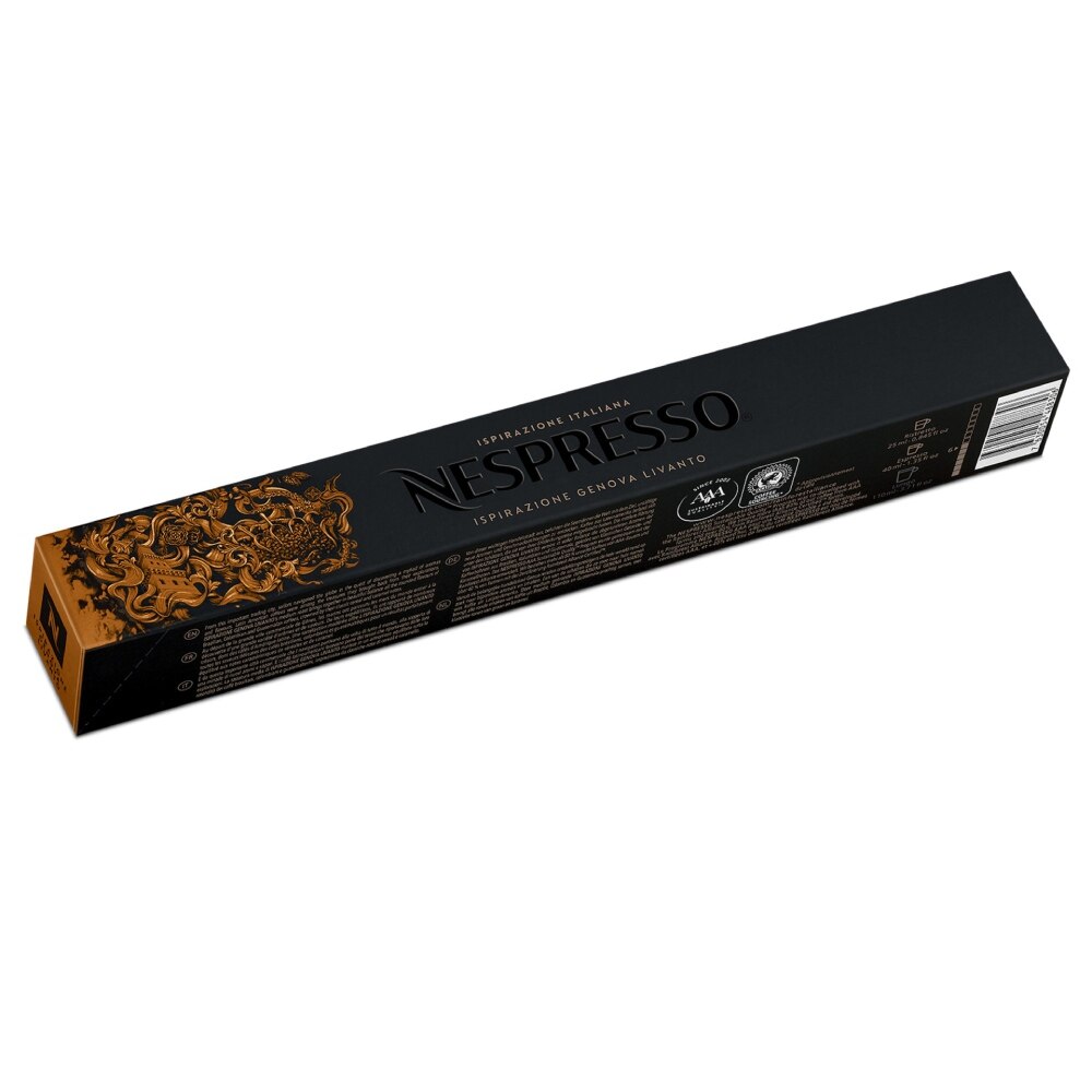 Nespresso Livanto Original Line 10 Espresso Kaffeekapseln 40 ml Rund & ausgewogen