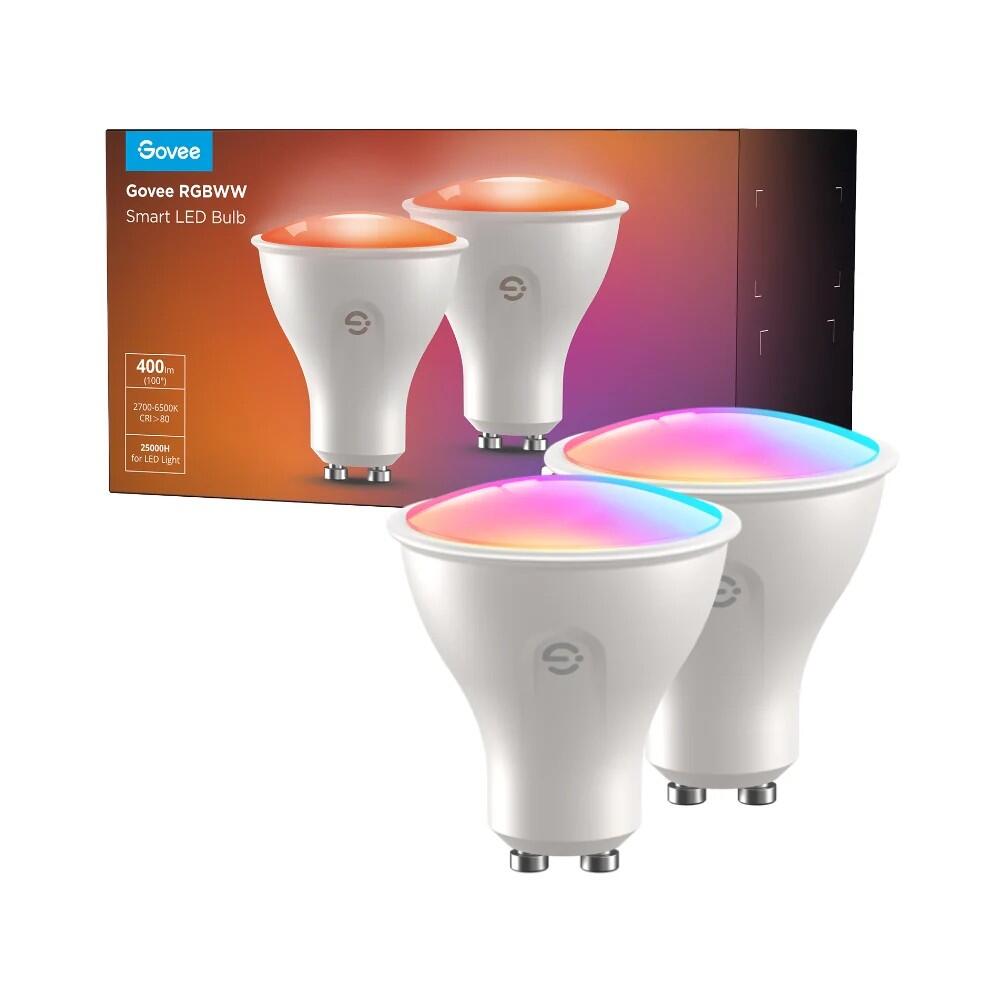 Govee RGBIC Smart LED Glühbirne E27 400 Lumen (2 Pack)