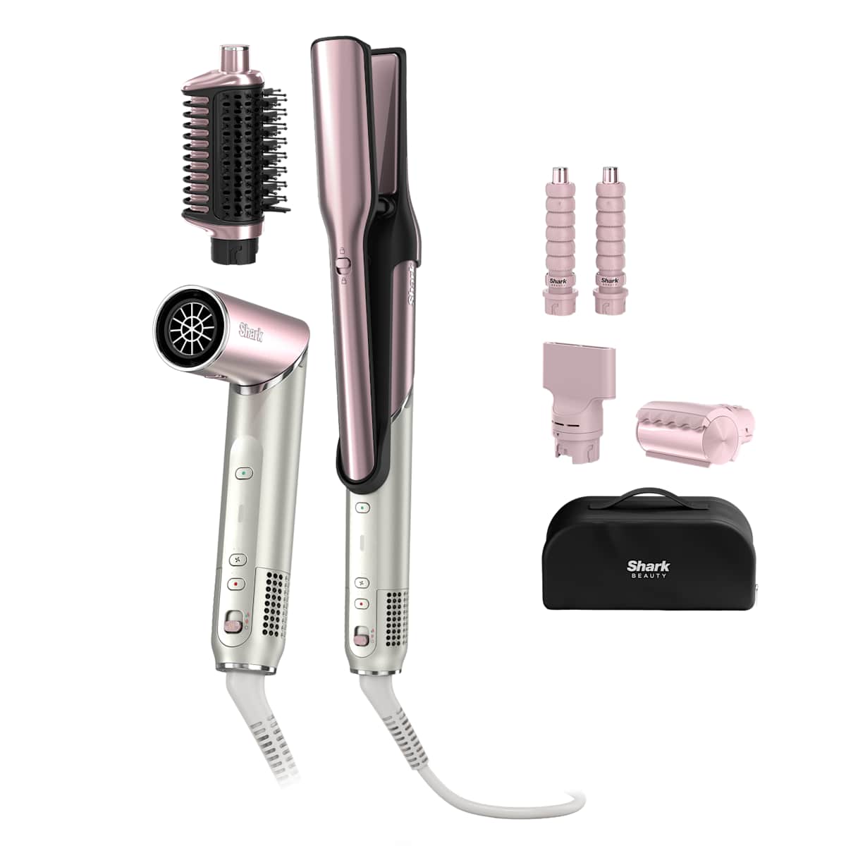 Shark Glam Multistyler für glatte Haare, Wellen und Locken in Rosa | HD6051SEUPK | von SharkNinja
