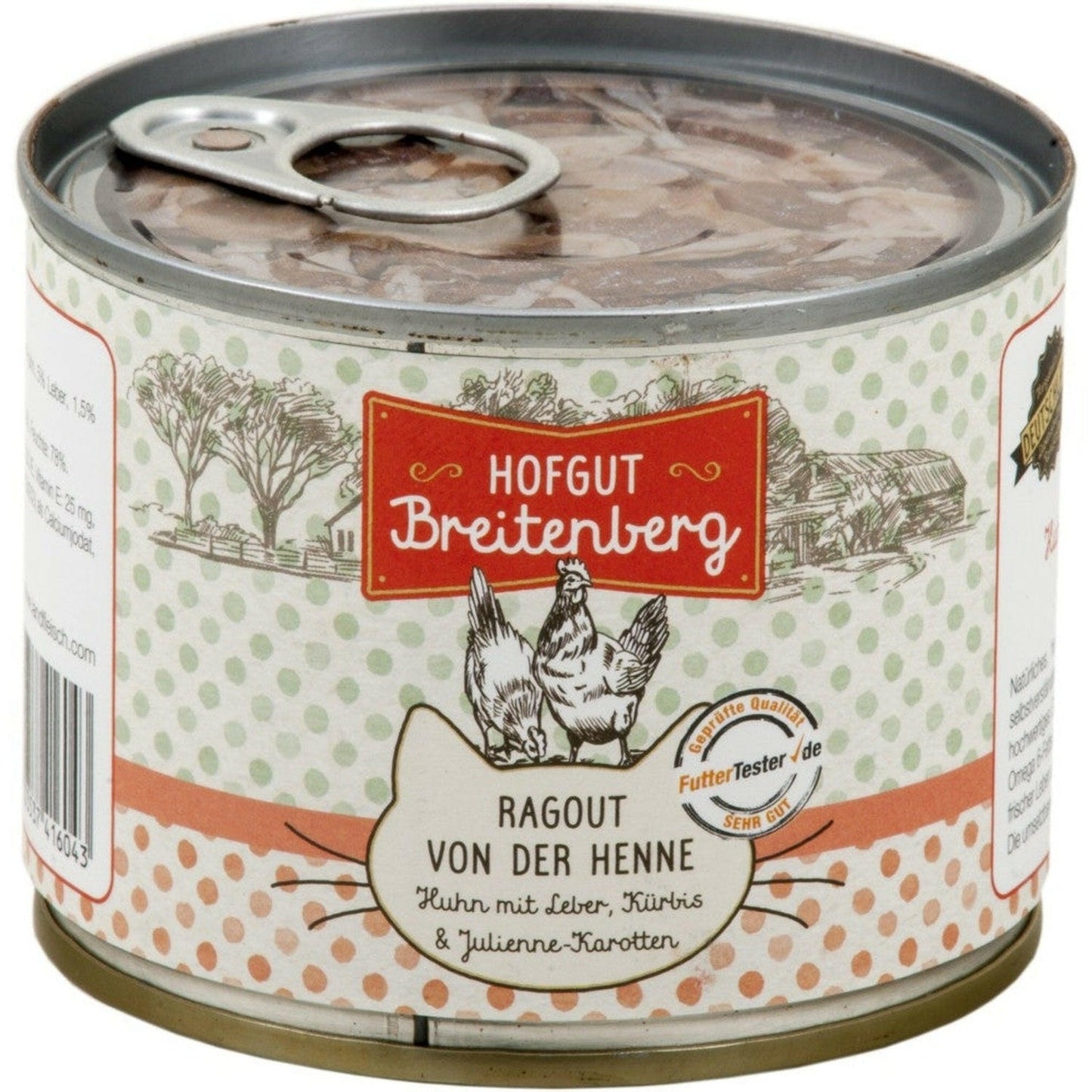 Hofgut Breitenberg Cat Ragout von der Henne Huhn 12x180g