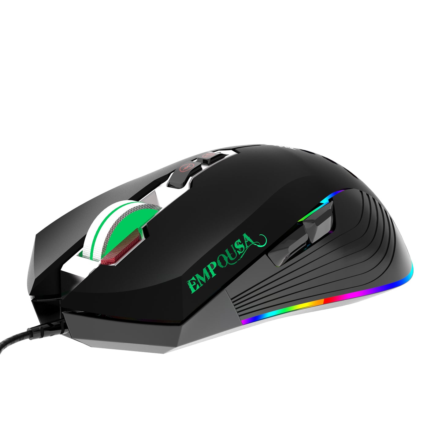 INCA Gaming Maus IMG-347 7200 DPI, RGB, 8 Tasten, USB, SW retail
