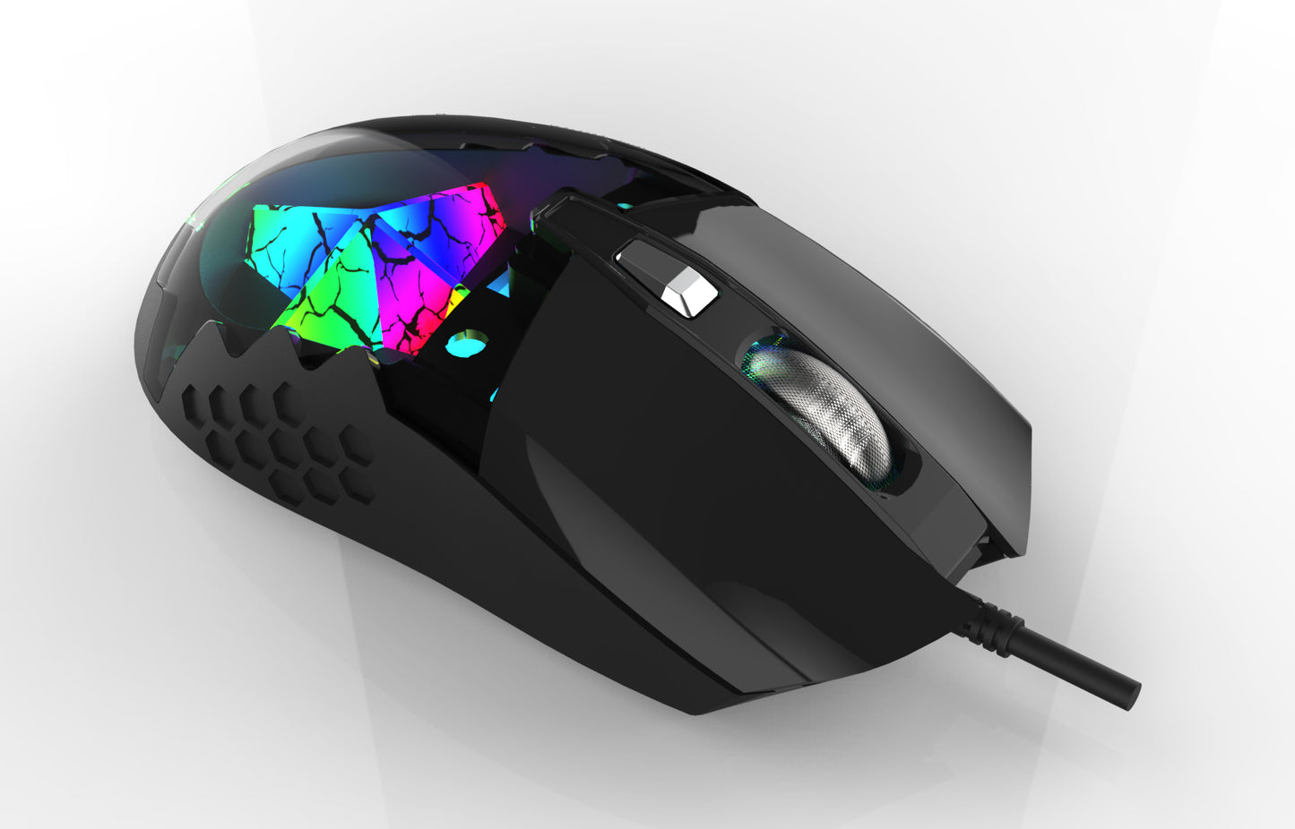 INCA Gaming Maus IMG-355GX 7200 DPI, RGB, 6 Tasten, USB, SW retail