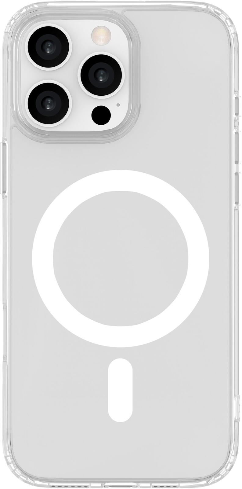 eSTUFF iPhone 16 Pro INFINITE OSLO Magnetic Hybrid Cover - Transparent