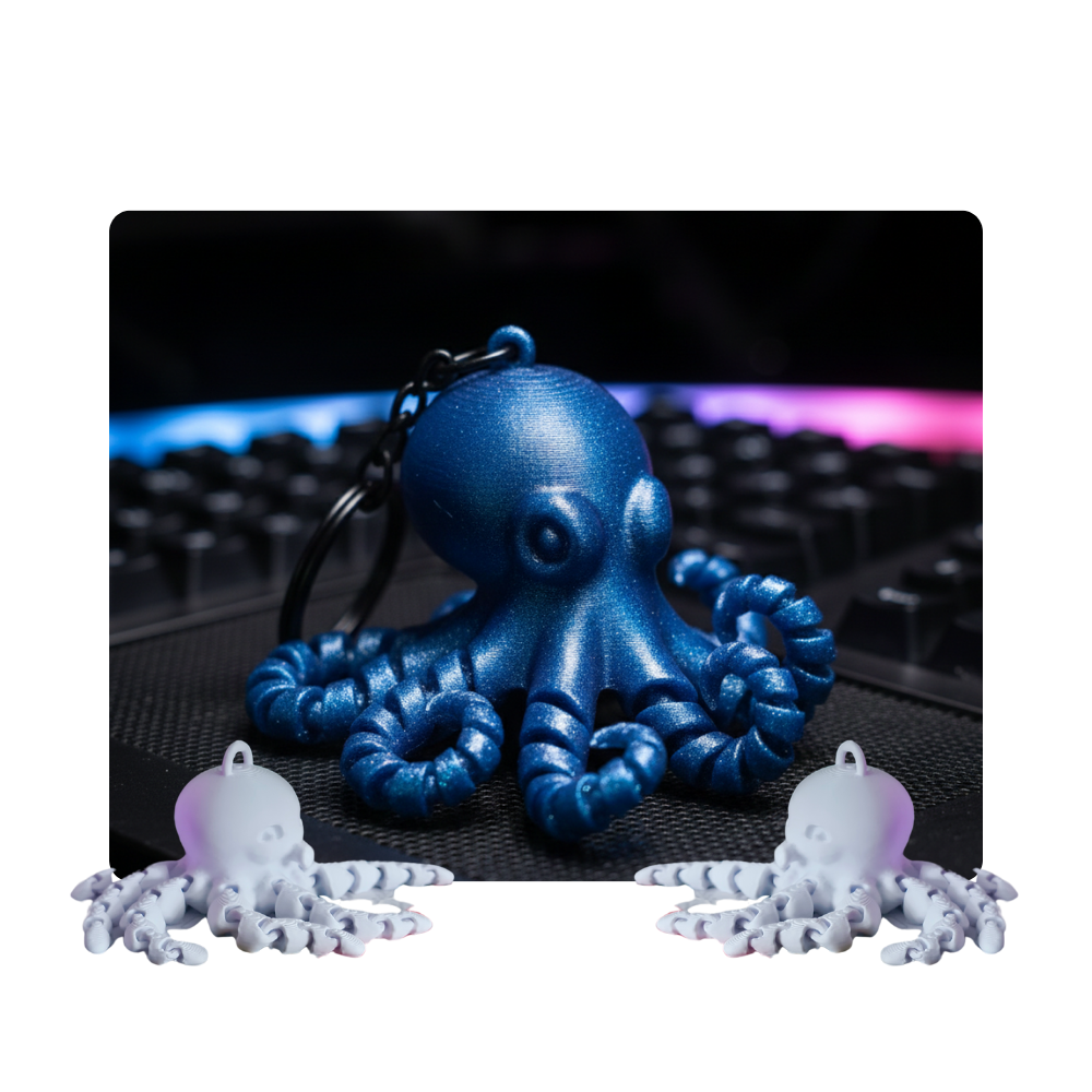 Mini Octopus - Schlüsselanhänger