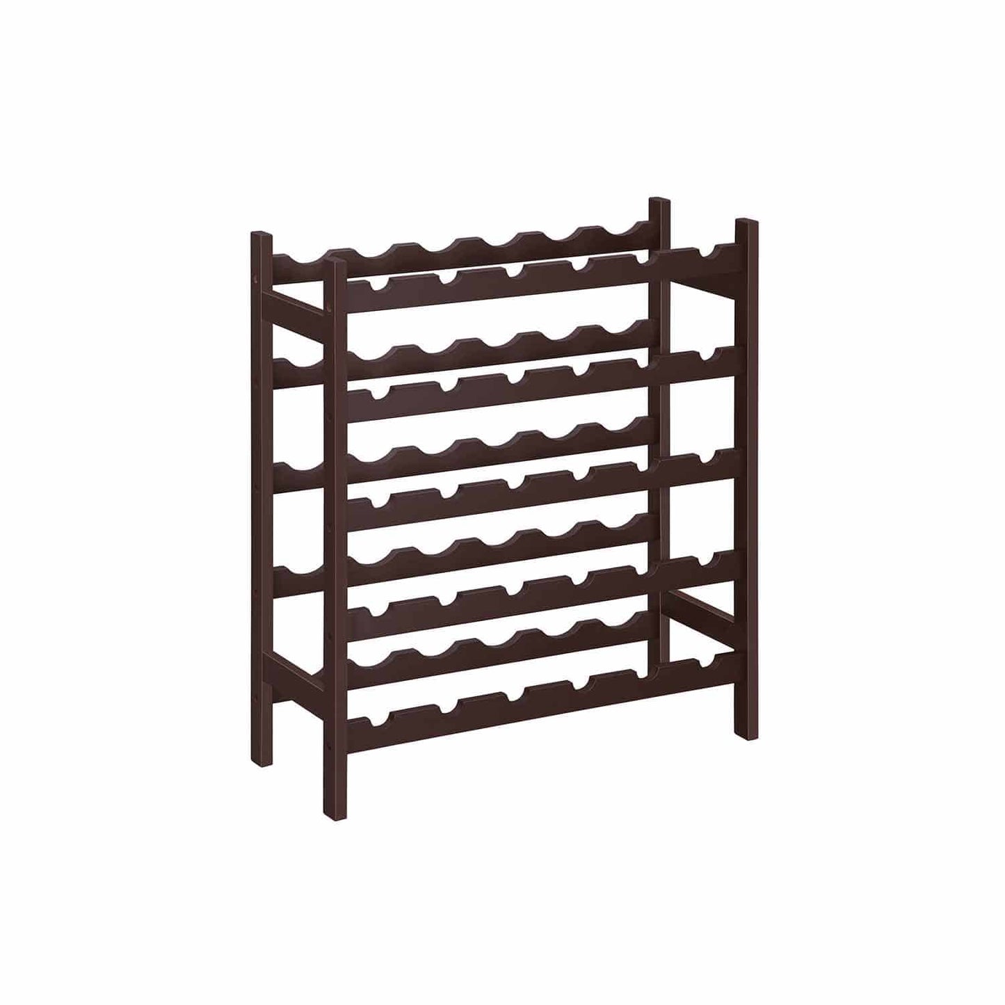 Weinregal mit 5 Ebenen aus Bambus