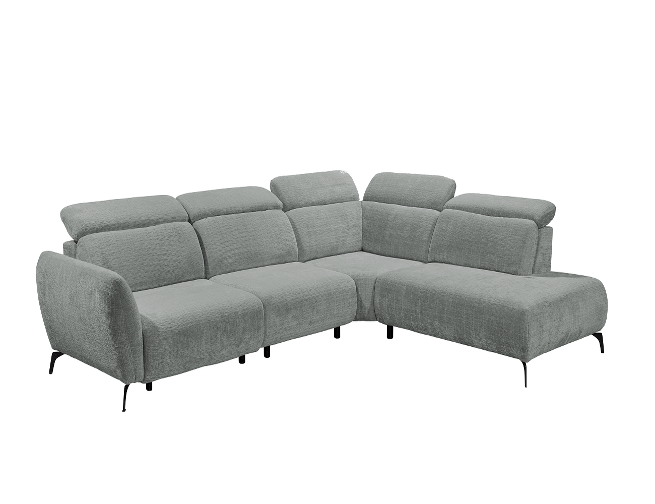 Luxus Relaxsofa Kiel von ED Exciting Design – Elektronische Relaxfunktion & Mikrofaser Chenille Bezug