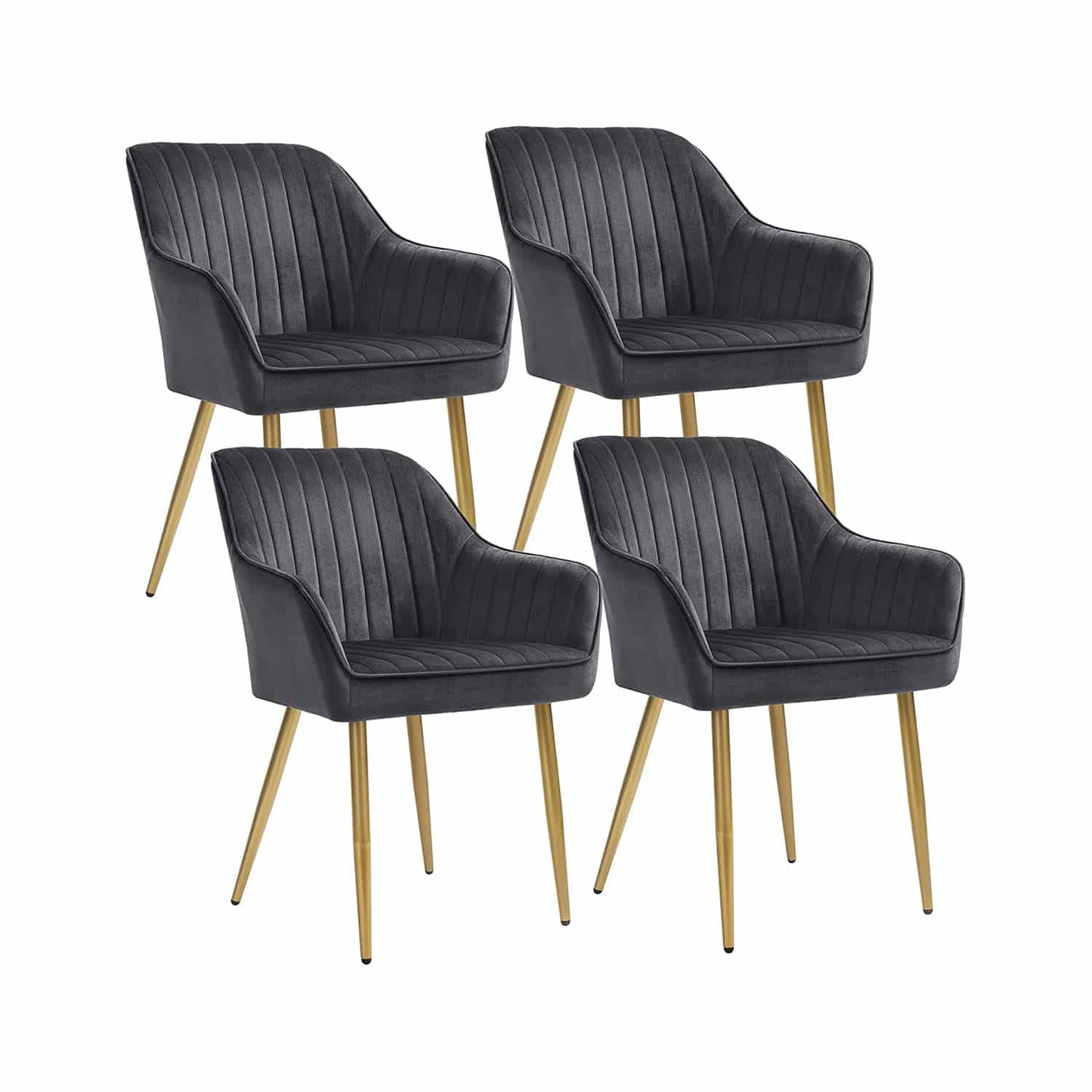 Esszimmerstühle 4er Set gepolstert