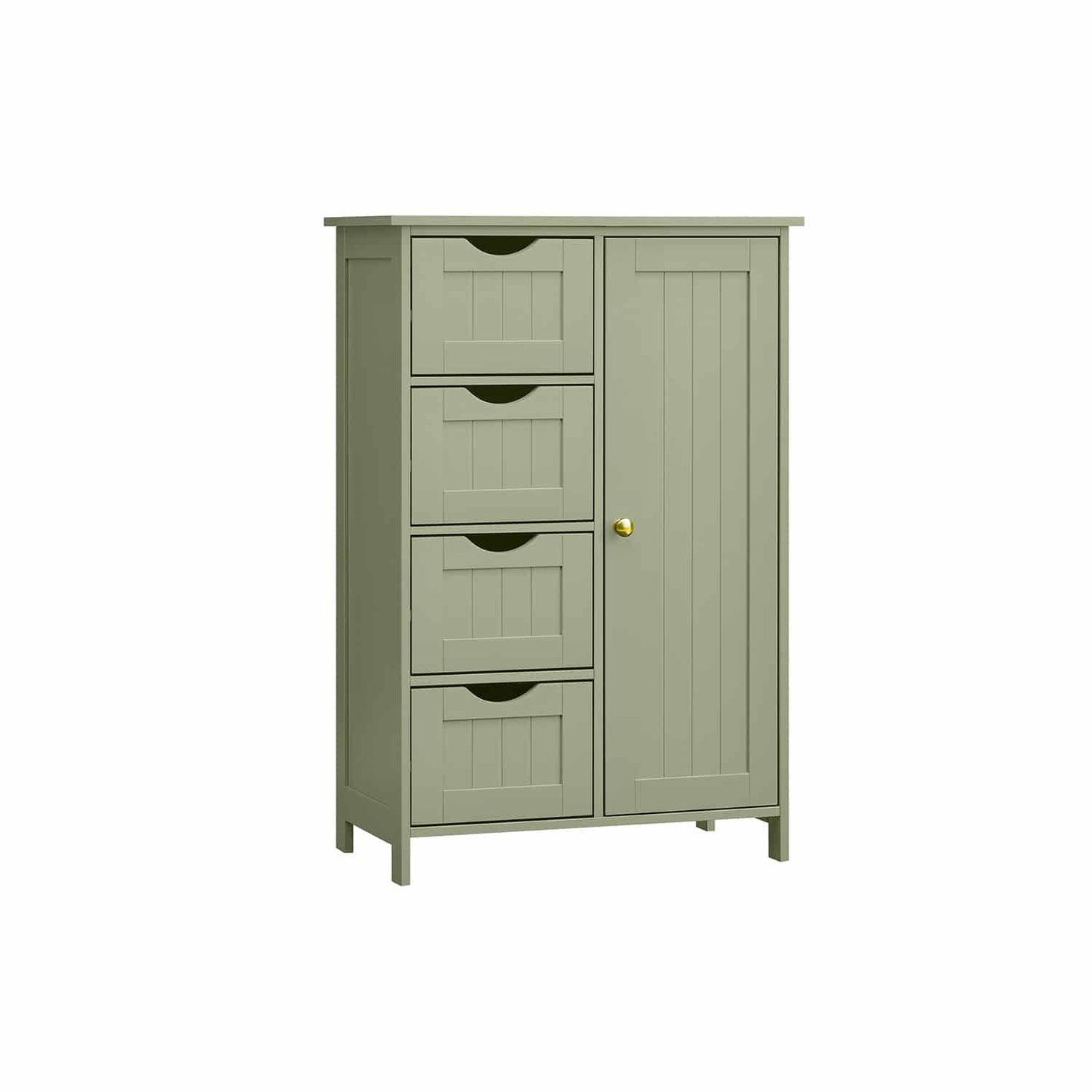 Badezimmerschrank 4 Schubladen 30 x 55 x 82 cm waldgrün
