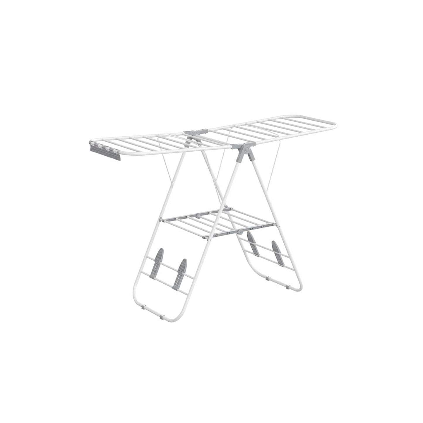 Wäscheständer mit Flügel aus Stahl wolkenweiß-taubengrau