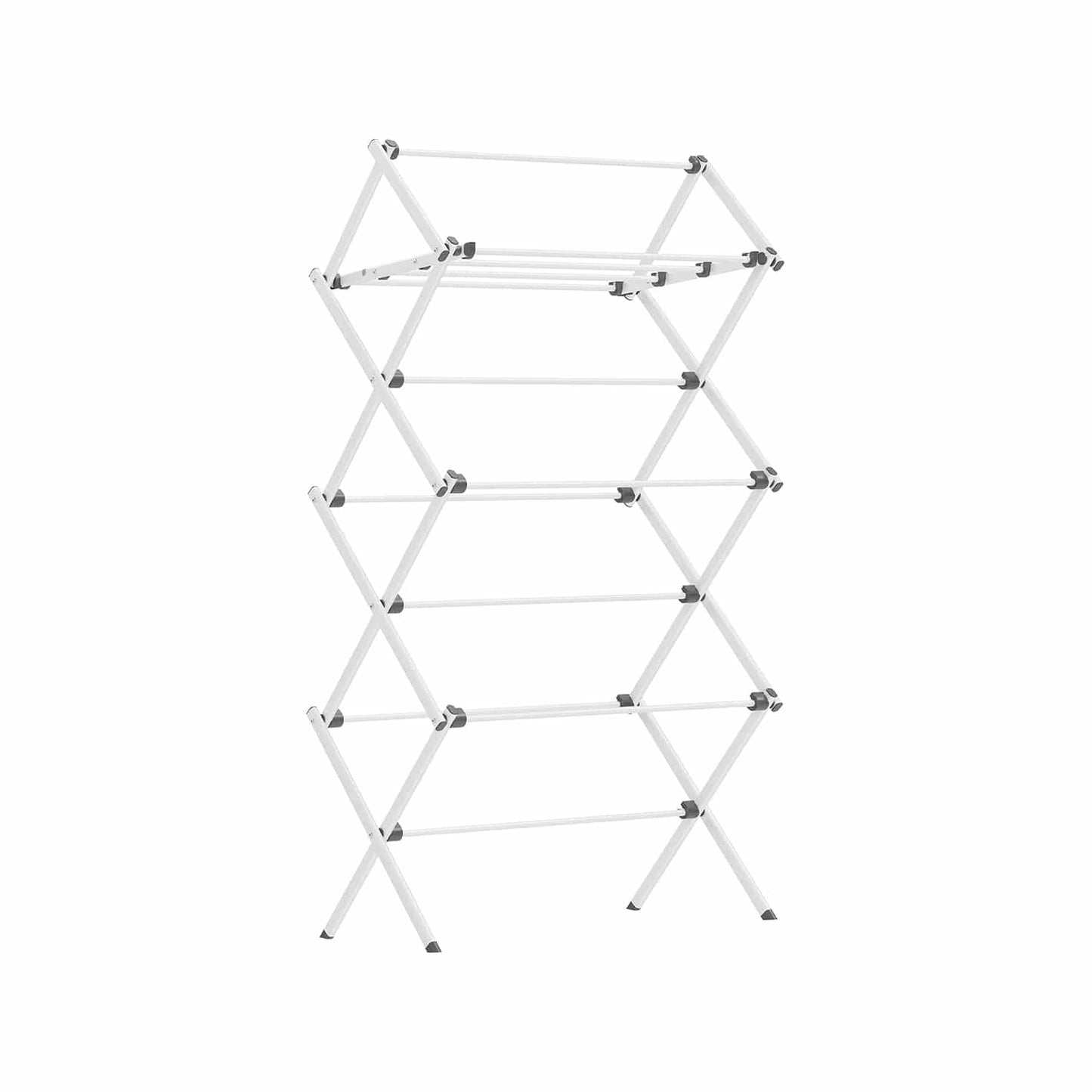 Wäscheständer klappbar mit Stahlrahmen weiß