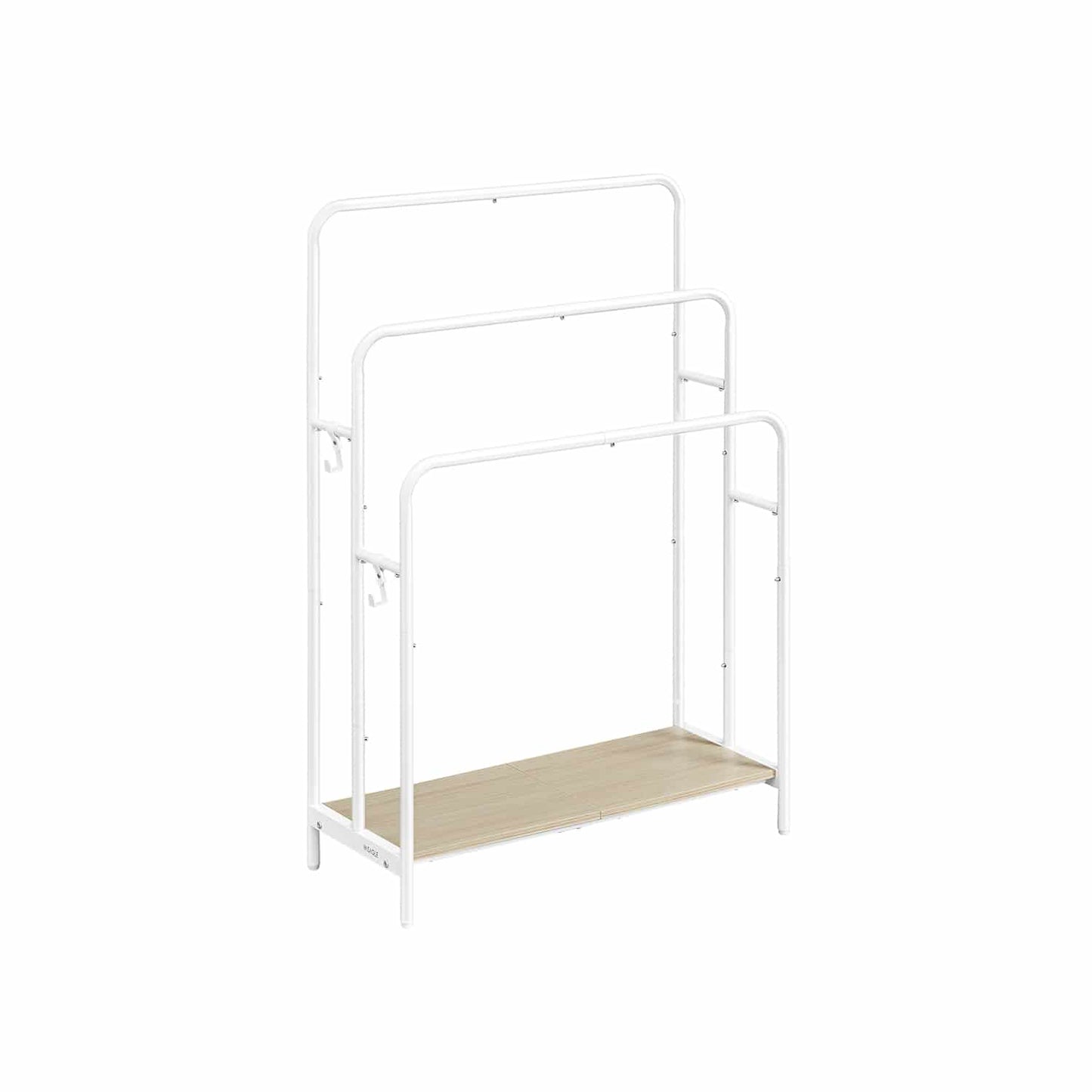 Handtuchhalter mit 3 Stangen wolkenweiß-naturbeige