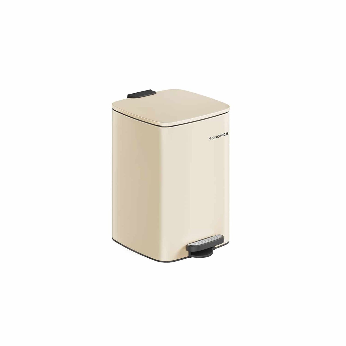 Mülleimer 20 Liter aus Stahl sandbeige