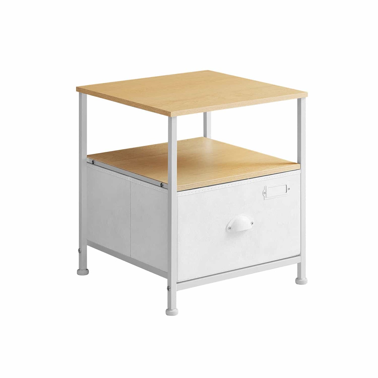 Nachttisch mit Schublade und 2 Ablagen