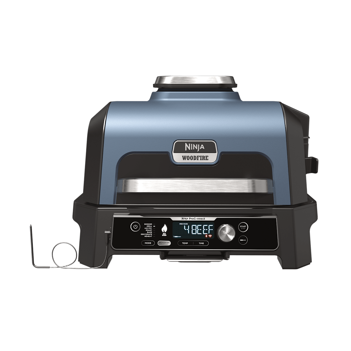 Ninja Woodfire Pro Connect XL Elektrischer Outdoor Grill & Smoker OG901EU