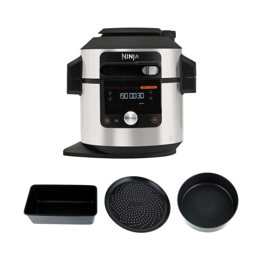 Ninja Multikocher + Back-Kit Set  12-in-1-Gerät  60%% Energiekosten sparen  12 Garfunktionen  einfache Bedienung  OL650EUKITEU