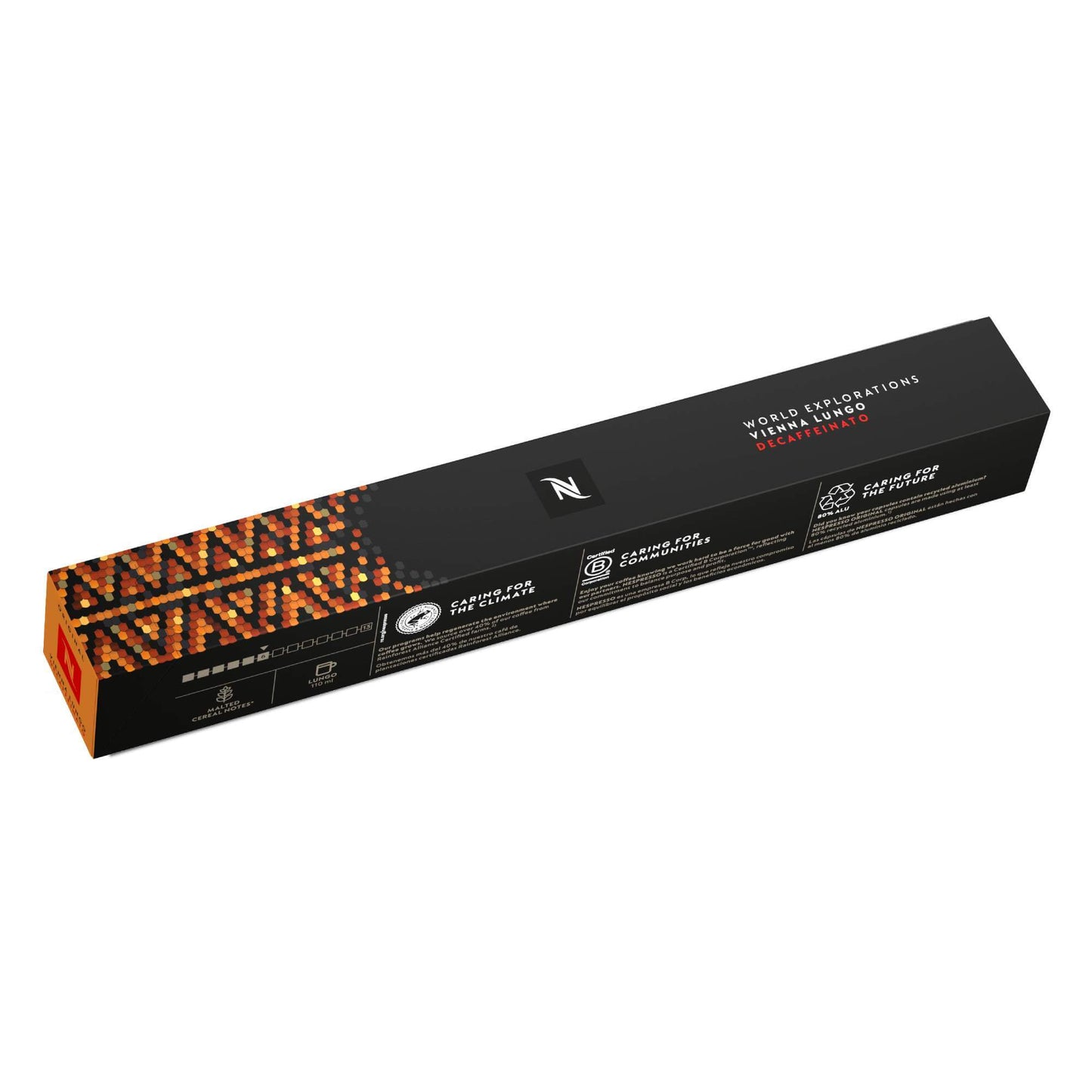 Nespresso Vienna Lungo Decaffeinato Original Line 10 Lungo (110ml) Kaffeekapseln 110 ml Rund & weich