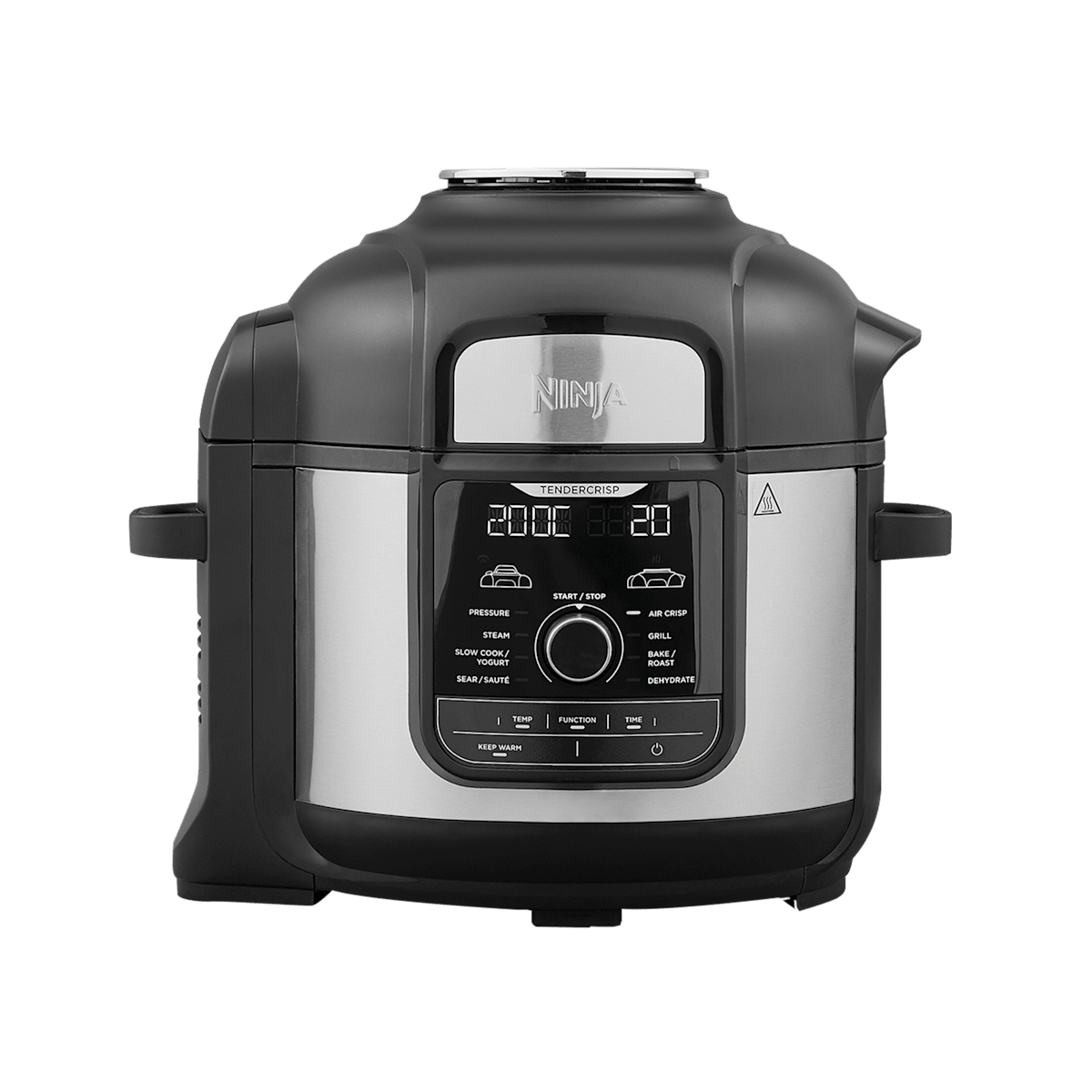 Ninja Multikocher 7 5 Liter 10 Garfunktionen TenderCrisp-Technologie edelstahl OP500EU