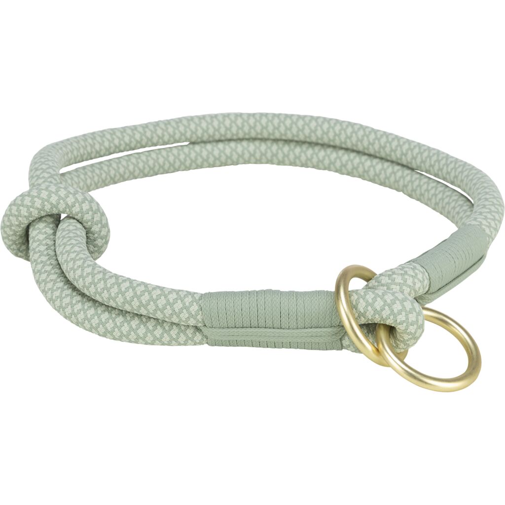 Soft Rope Zug-Stopp-Halsband, salbei/mint
