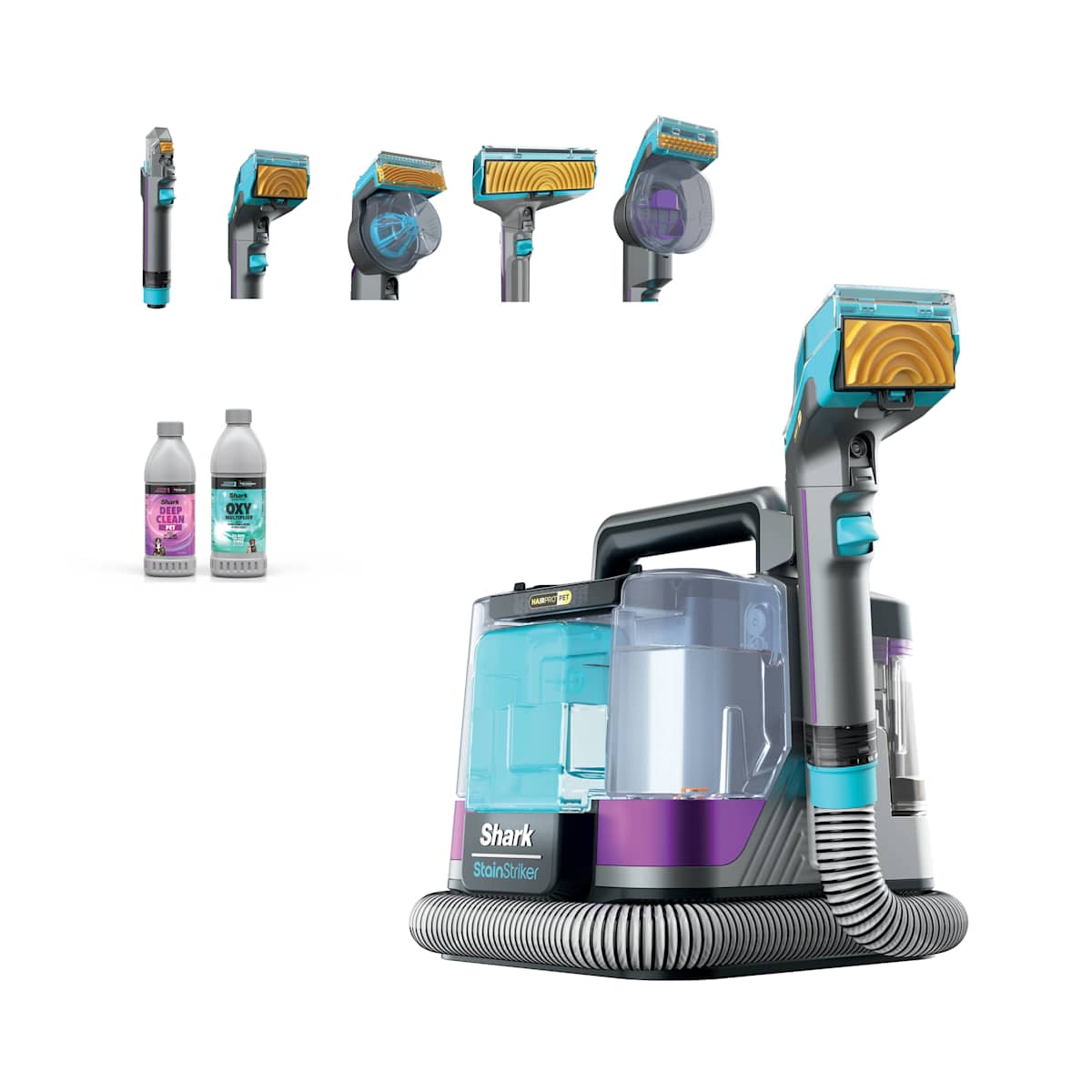 Shark StainStriker HairPro Pet Flecken- und Polsterreiniger | PX250EUT | von SharkNinja