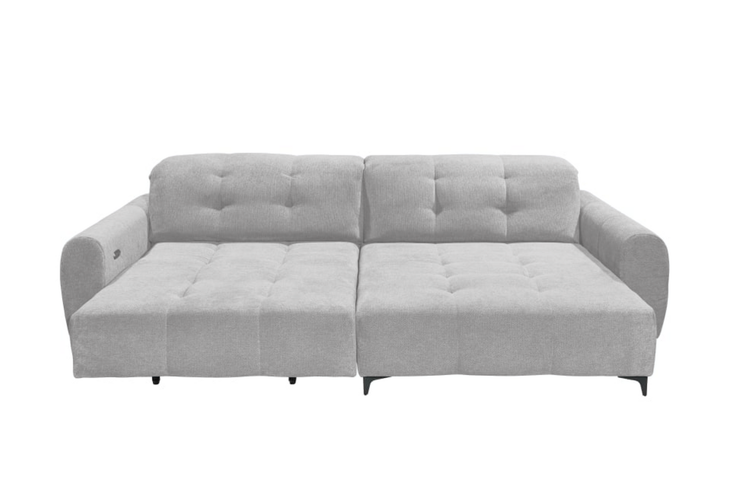 XXL Cosyseat Nassau – light grey - Das Ecksofa mit Elektrofunktion und Loveseat-Komfort