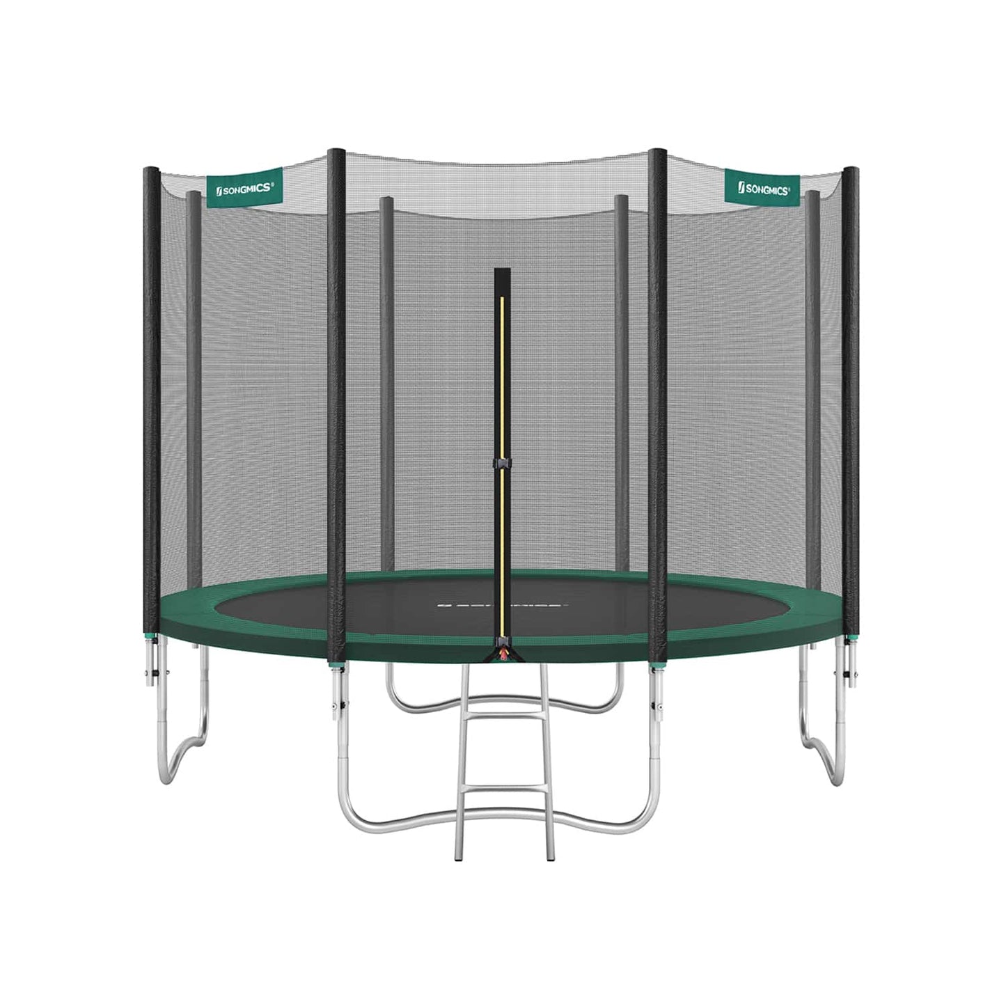 Trampolin Ø 305 cm schwarz-grün