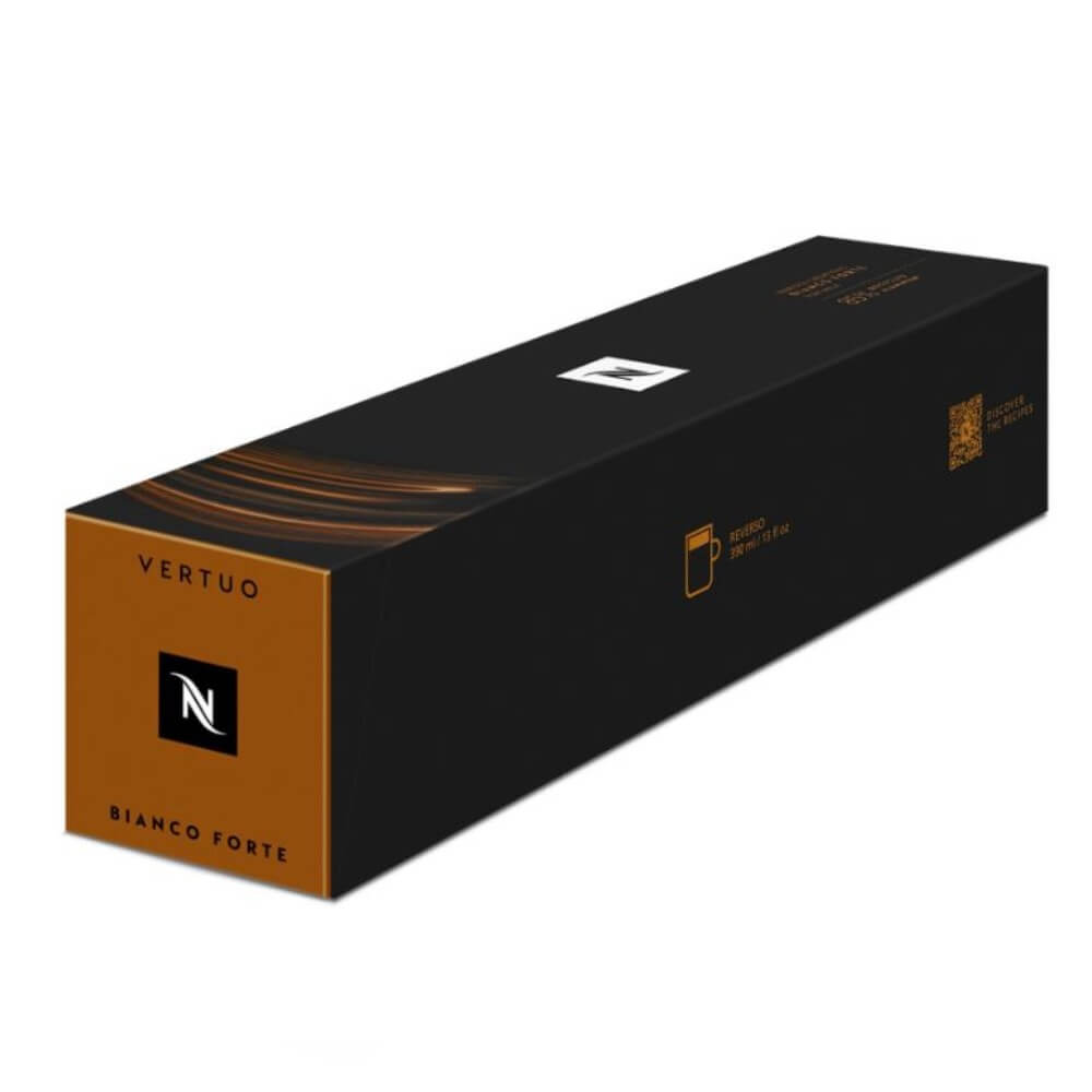 Nespresso Bianco Forte Vertuo Line 10 Signature Kaffeekapseln 230ml Intensiv & vollmundig