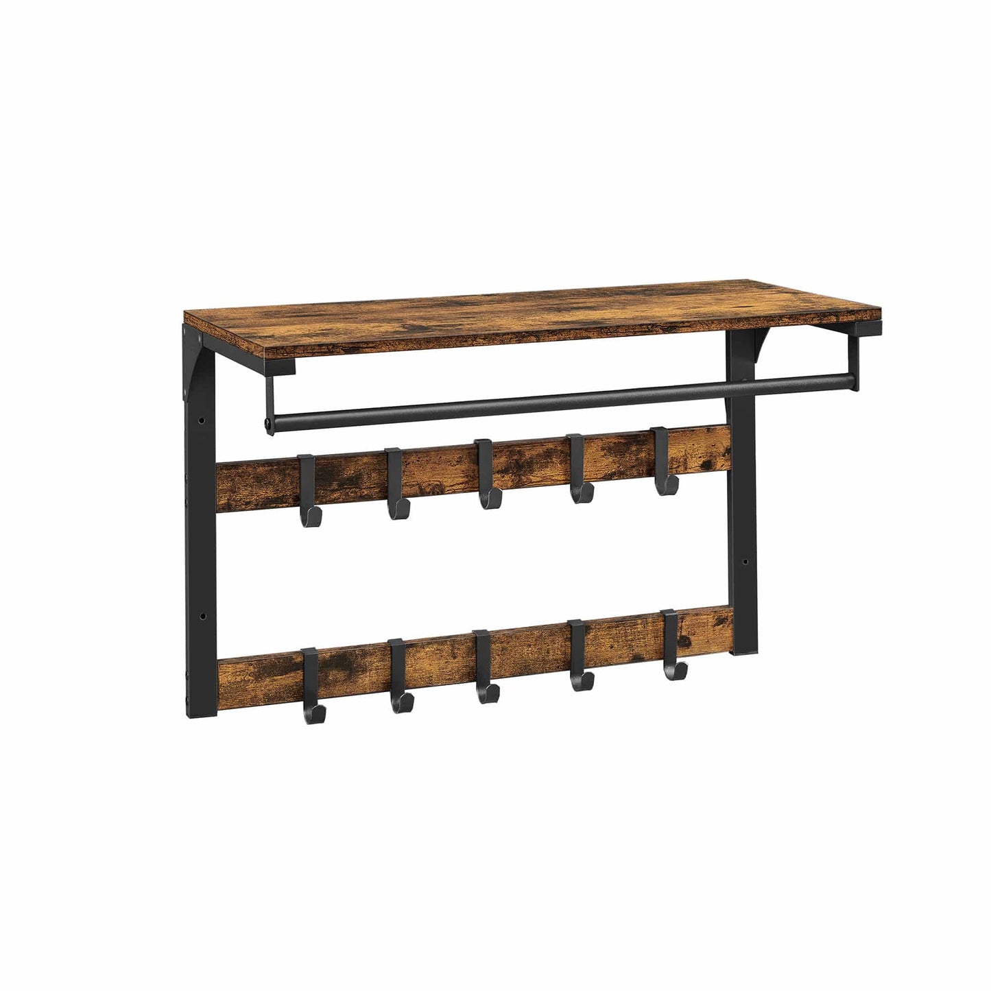 Wandgarderobe mit Ablage Industriestil