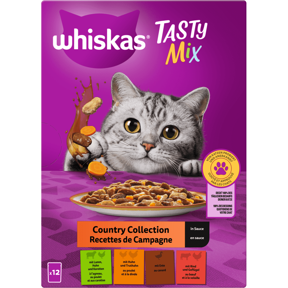 Whiskas M.P Tasty Mix CountryCol Sauce