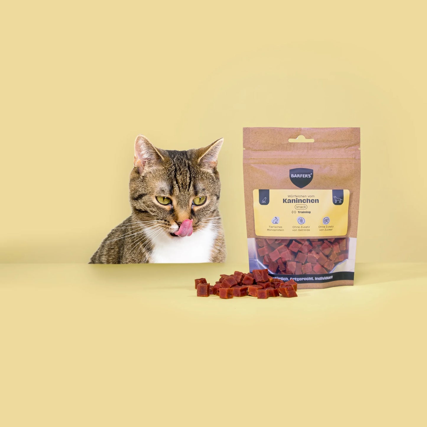 BARFER'S SNACK - Würfelchen vom Kaninchen