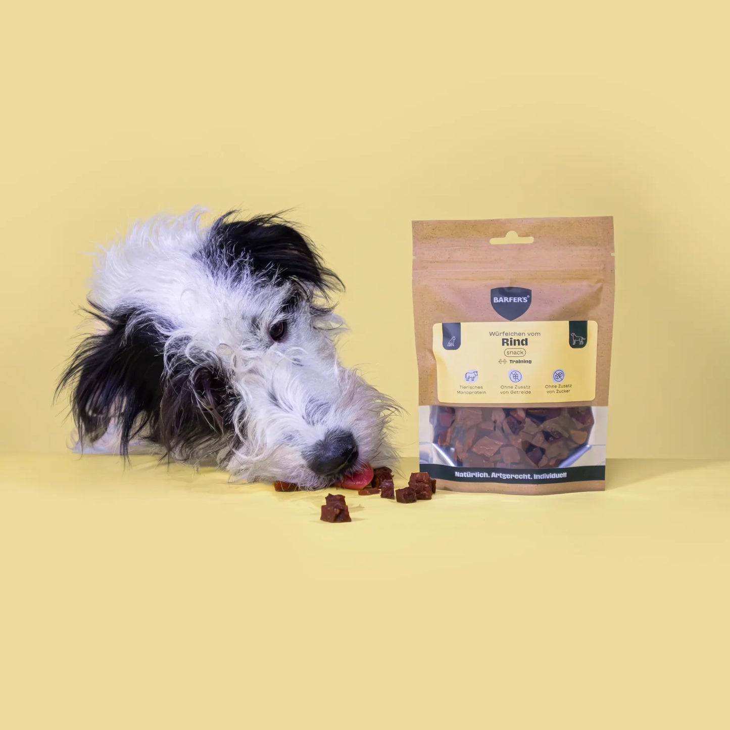 BARFER'S SNACK - Würfelchen vom Rind