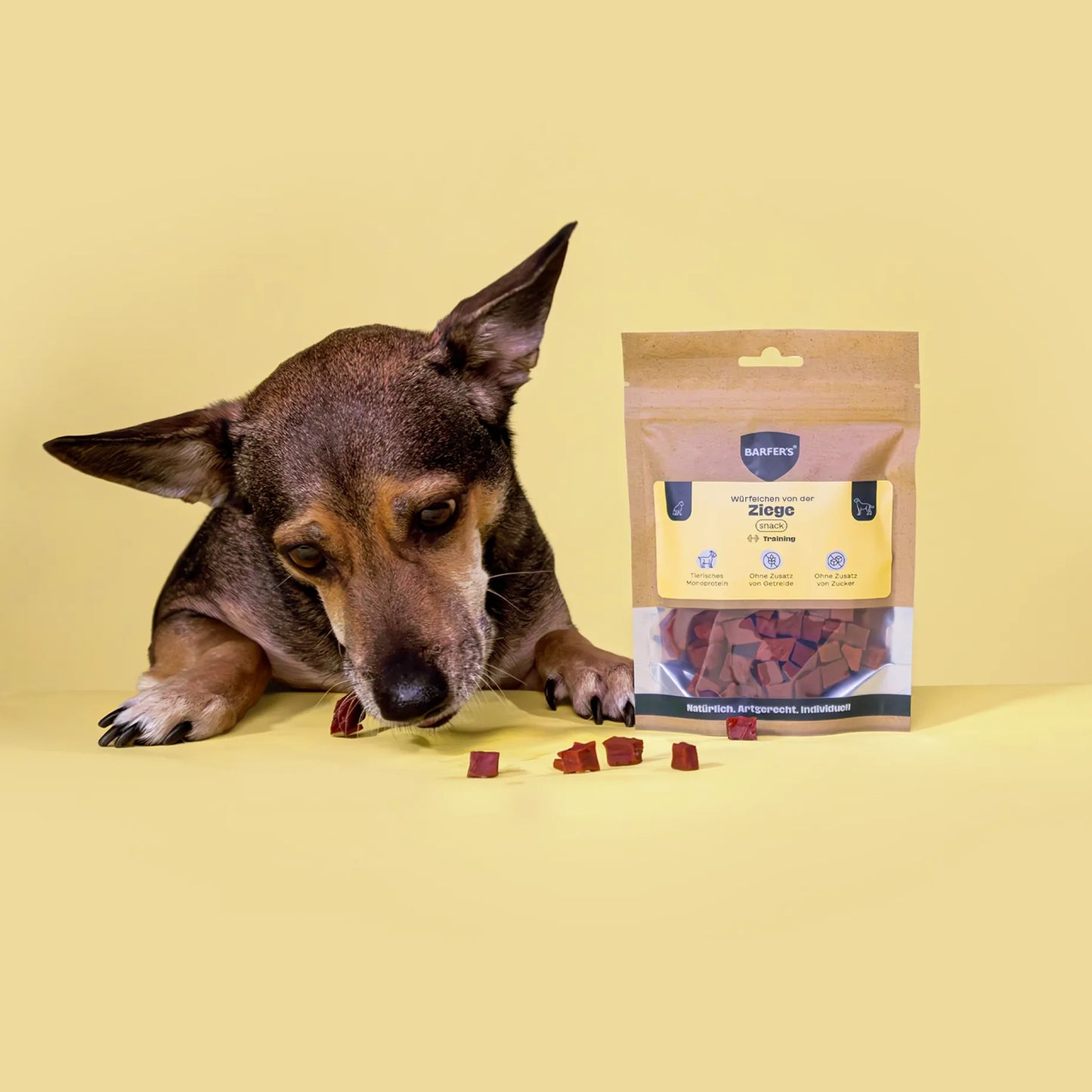 BARFER'S SNACK - Würfelchen von der Ziege