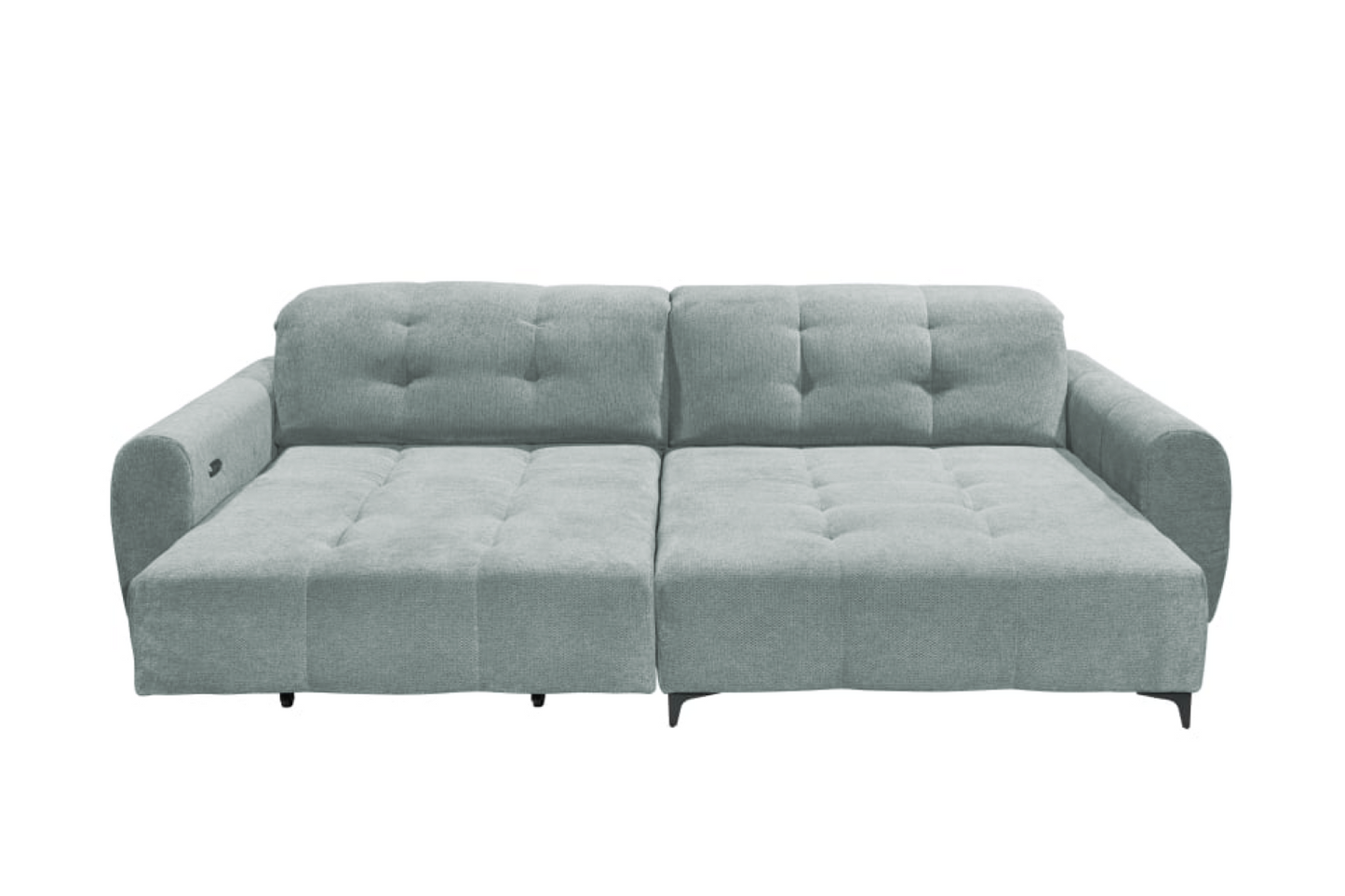 XXL Cosyseat Nassau – ice blue - Das Ecksofa mit Elektrofunktion und Loveseat-Komfort