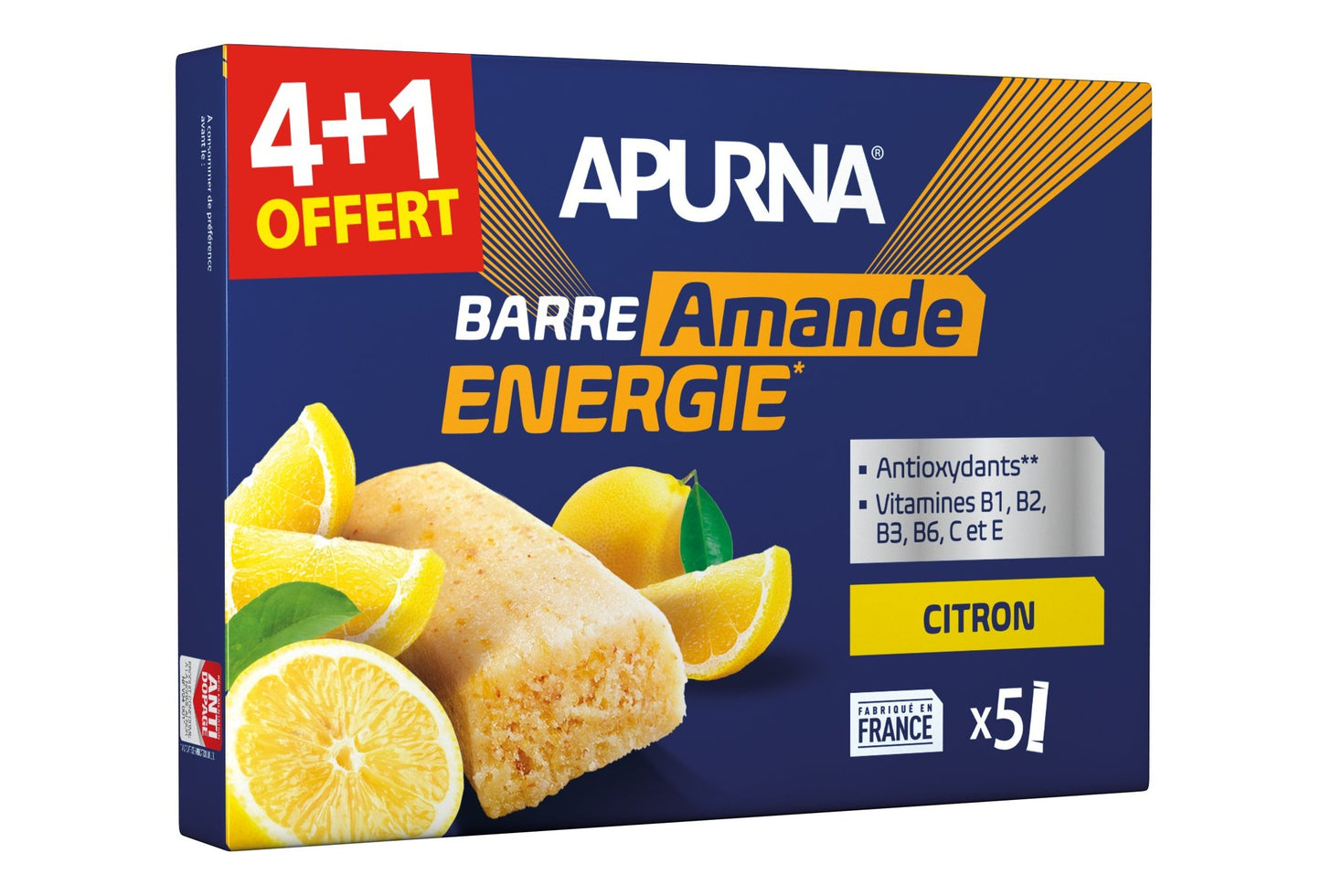 Energieriegel Zitrone-Mandel 4+1