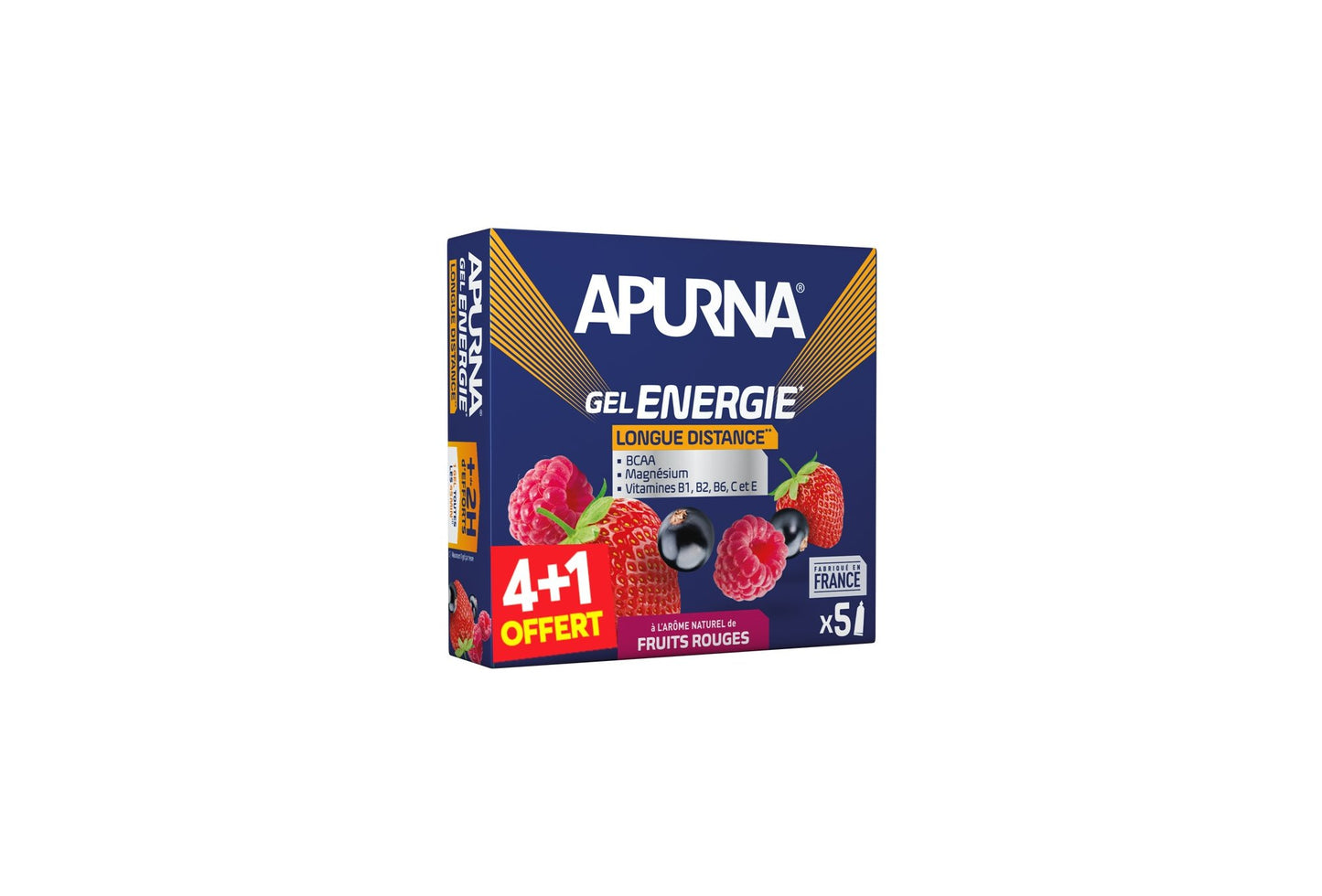 Etui Gels +2h Rote Früchte 4+1