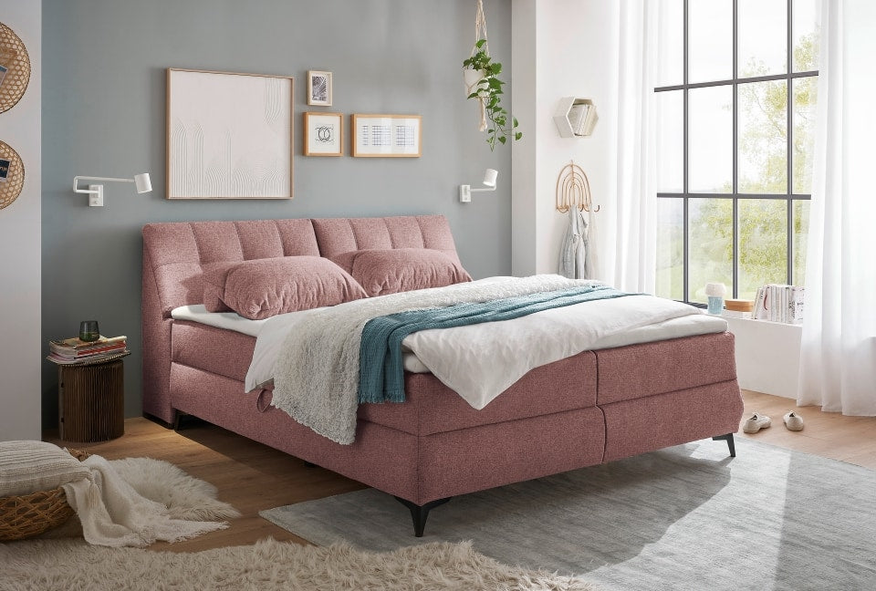 ED Exciting Design Boxbett Atlantis: Flachgewebe, Bettkasten, Topper – Myhomelando, verschiedene Größen & Farben