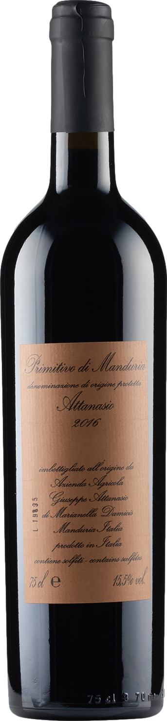 Attanasio Primitivo di Manduria 2016