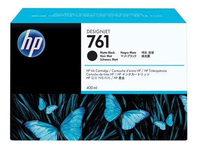 HP 761 Tinte matt schwarz 400ml