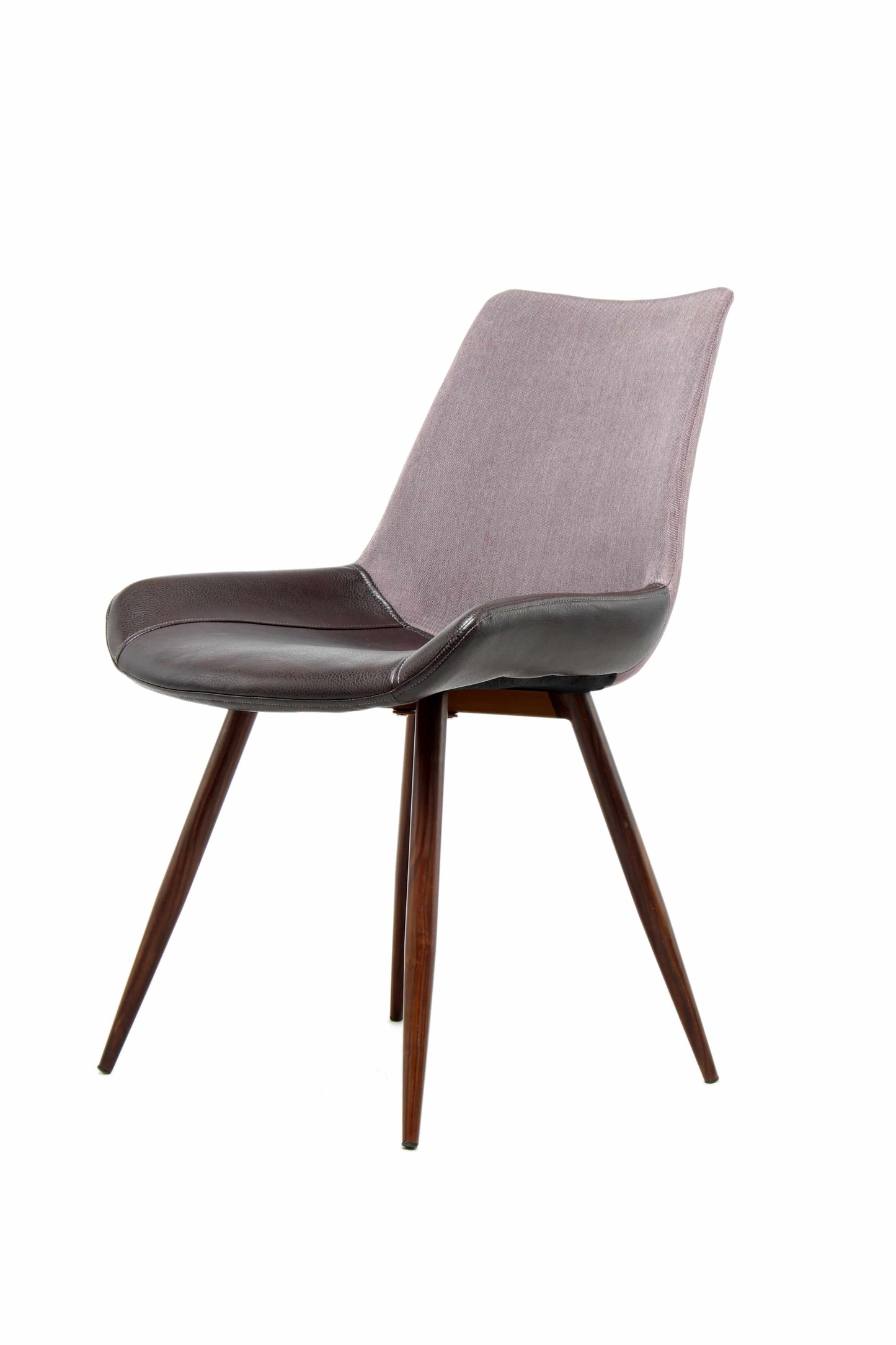 Stuhl Evergreen 110 2er-Set Violett / Dunkelbraun