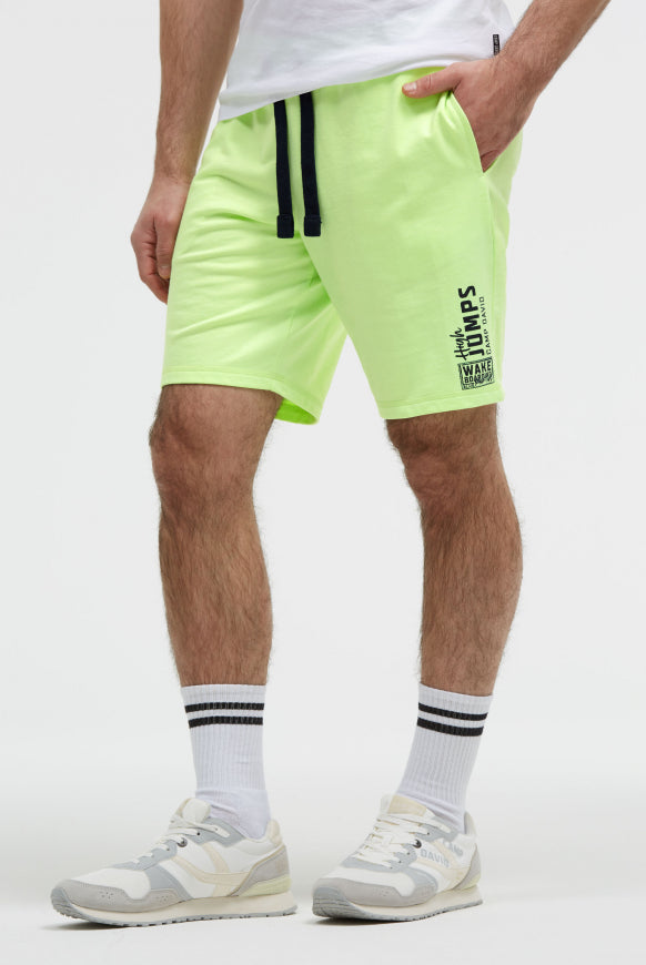 CAMP DAVID Basic Sweatshorts mit Label Print