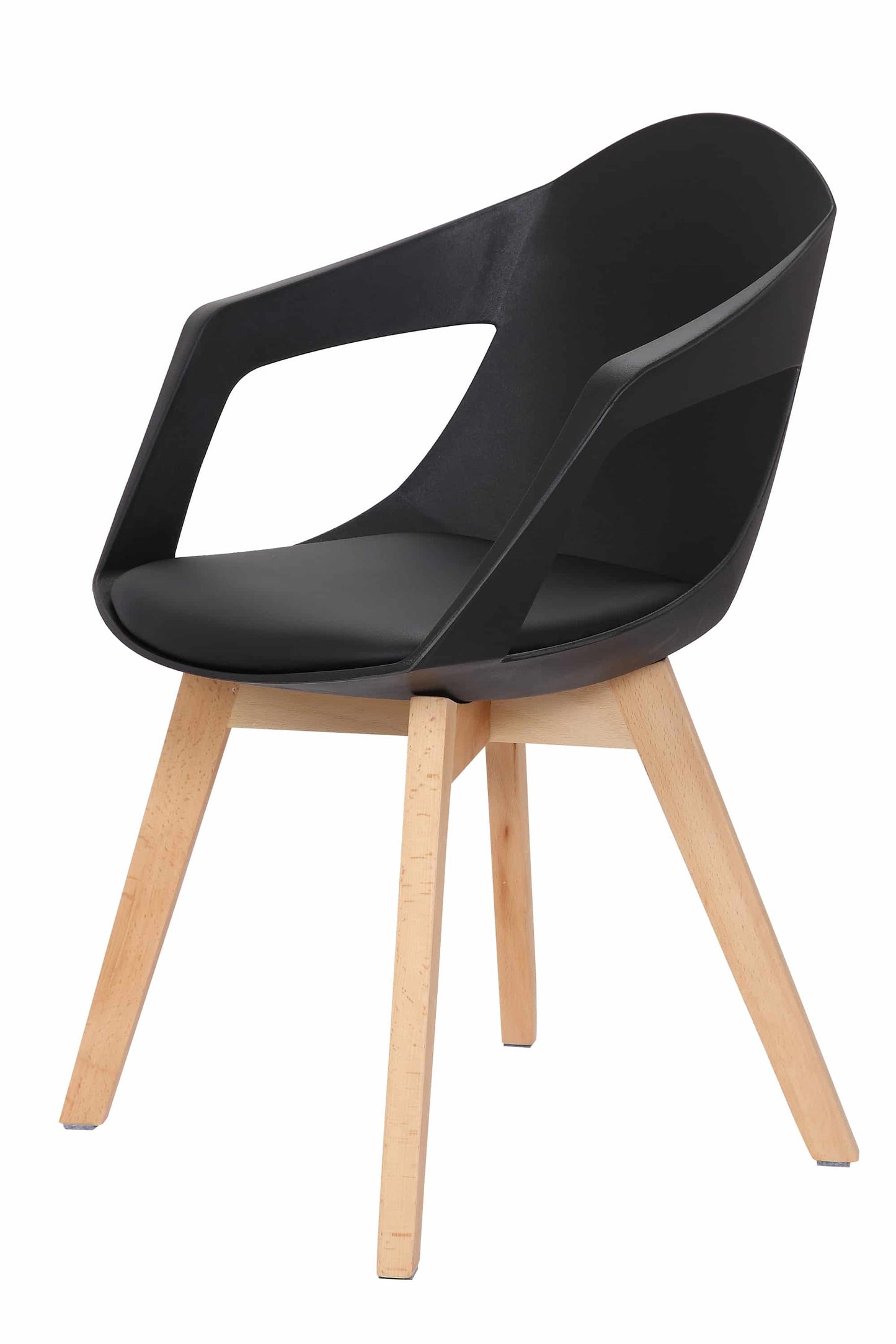 Stuhl Chandra 110 2er-Set Schwarz