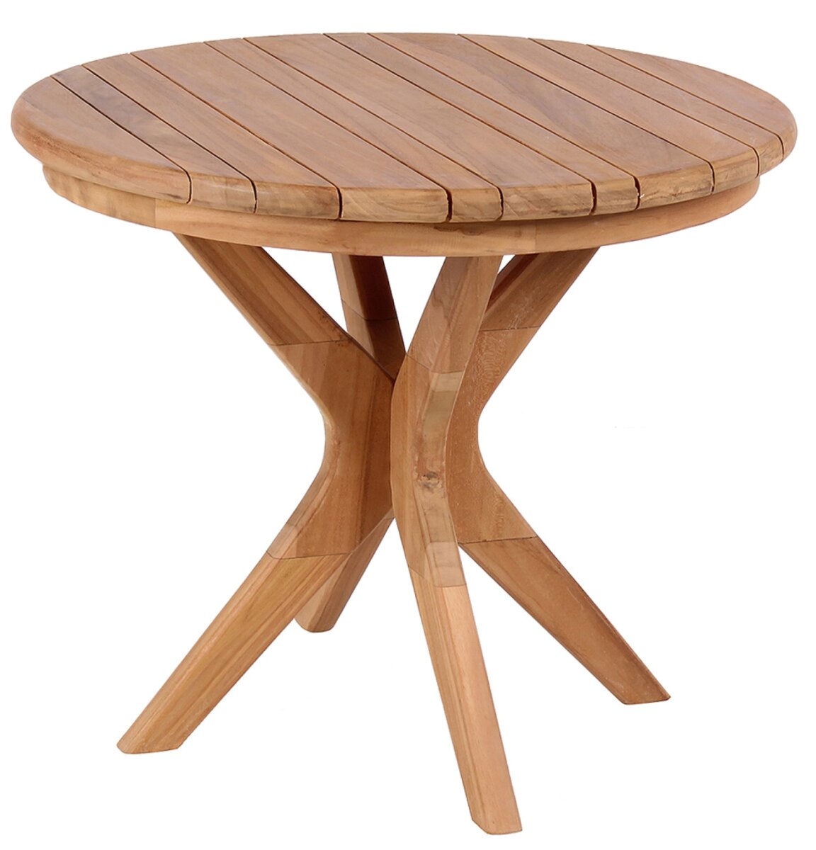 Beistelltisch Burton Teak Rund 60 cm