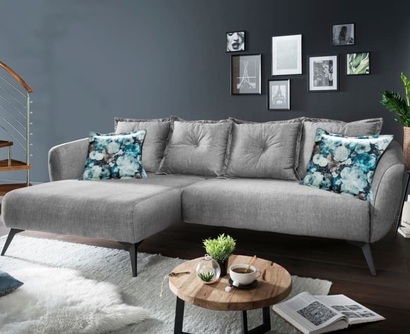 Benformato Ecksofa Baggio Tessuto Mikrofaser in verschiedenen Farben erhältlich