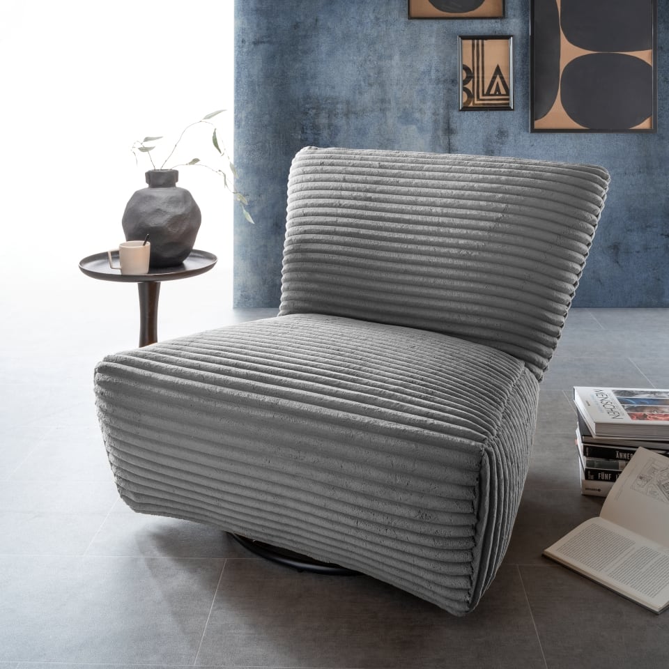 Benformato Cremallo Drehsessel: Luxuriöser Komfort in vielseitigen Stoffen und Farben
