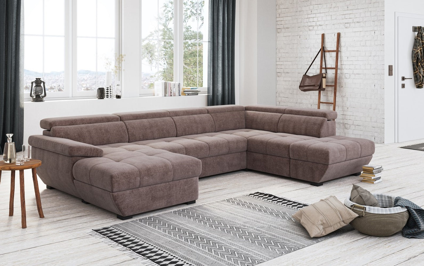 Wohnlandschaft mit Schlaffunktion Speedway von Cotta