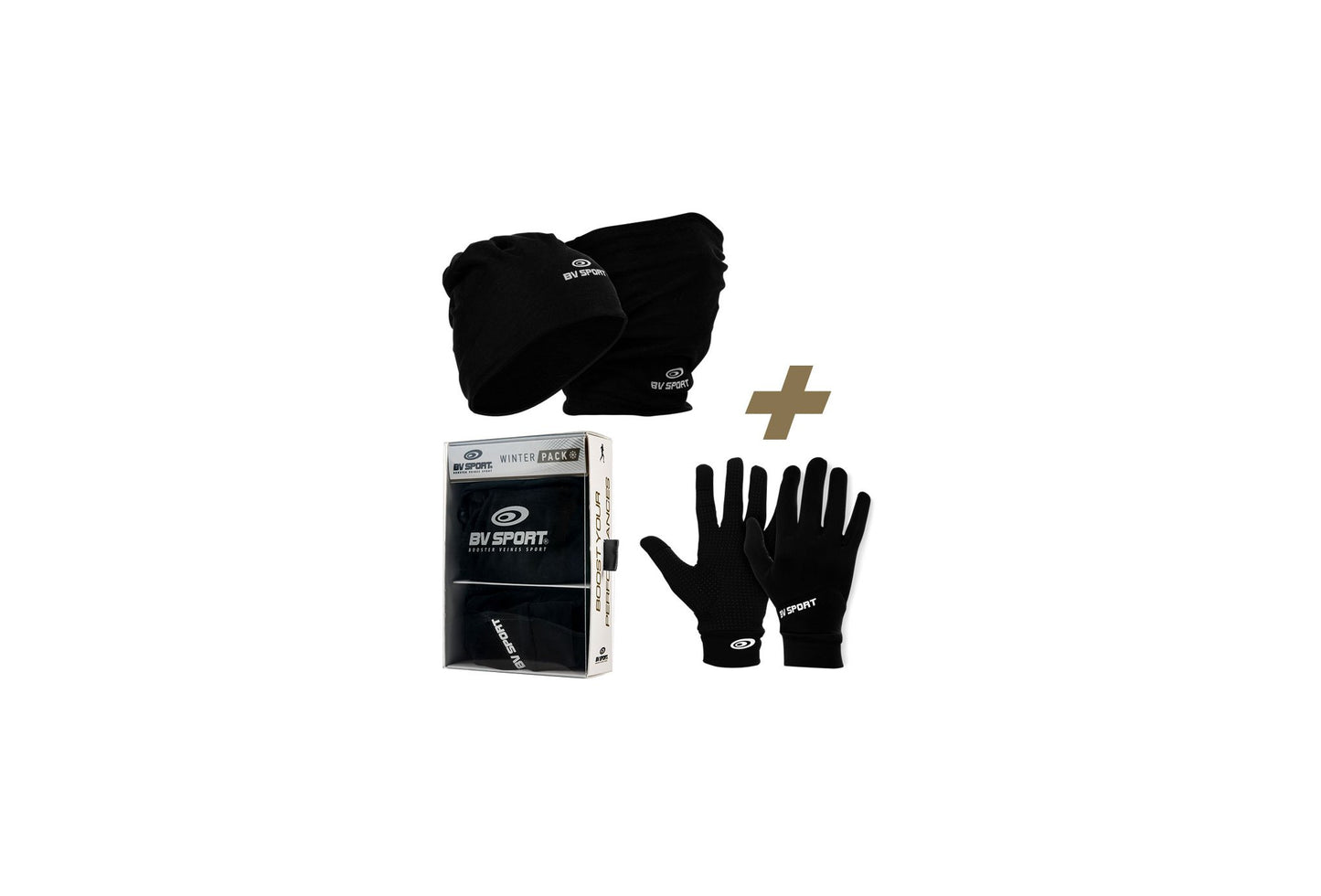 Pack bonnet multifonctions et gants running