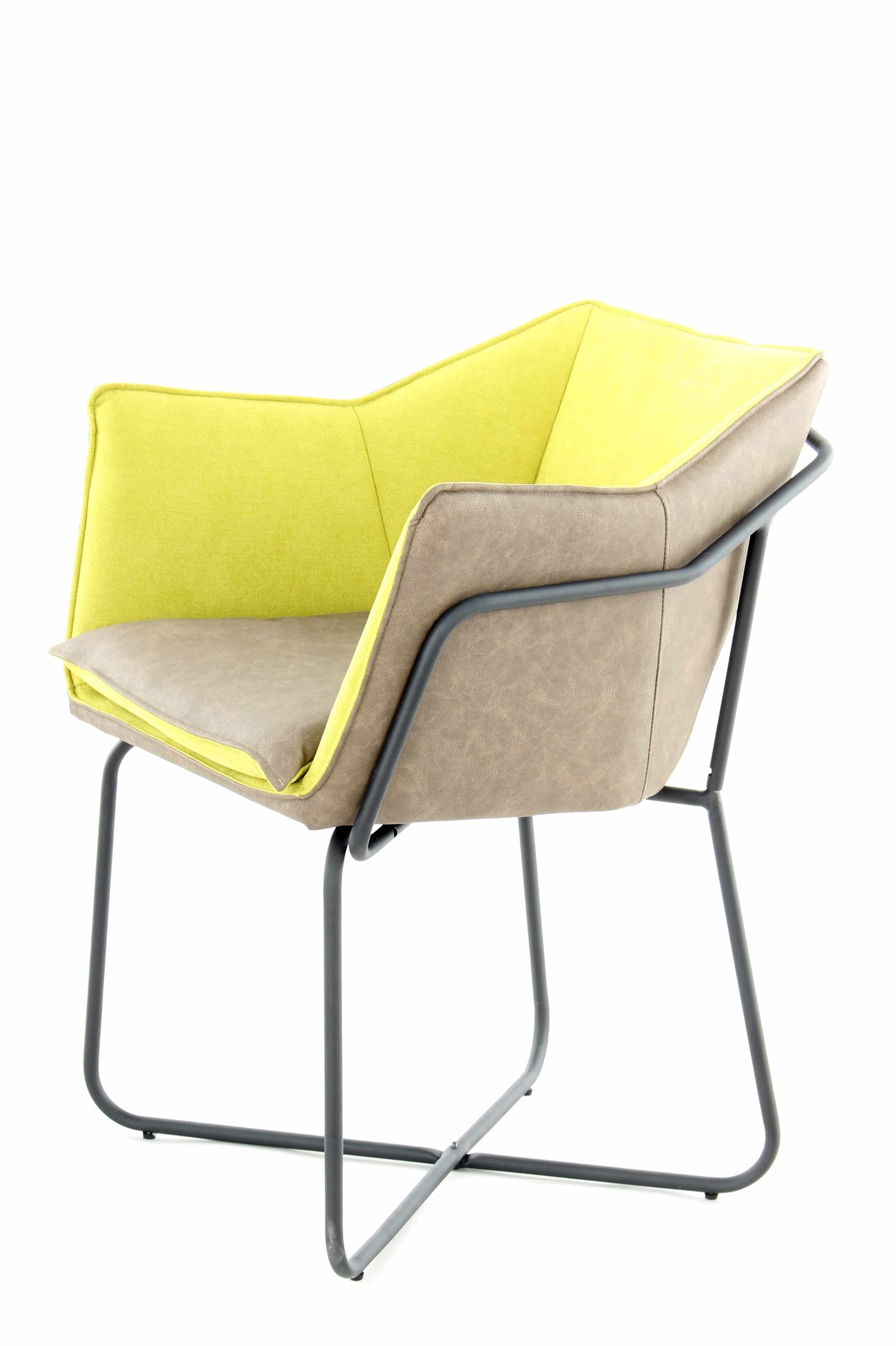 Stuhl Marietta 110 Grün / Taupe