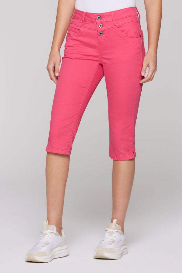 SOCCX Capri Jeans LY:DIA Regular Fit