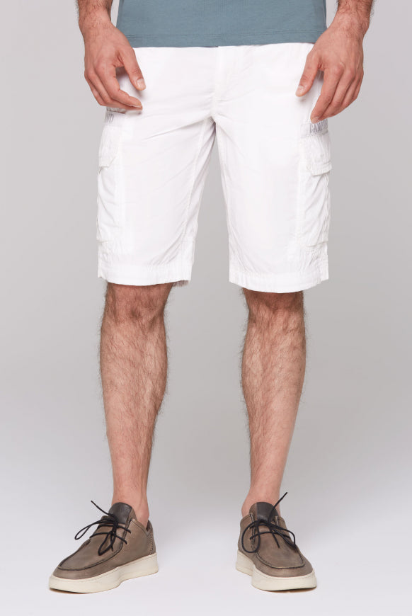 CAMP DAVID Cargo Shorts mit Logo-Tapes