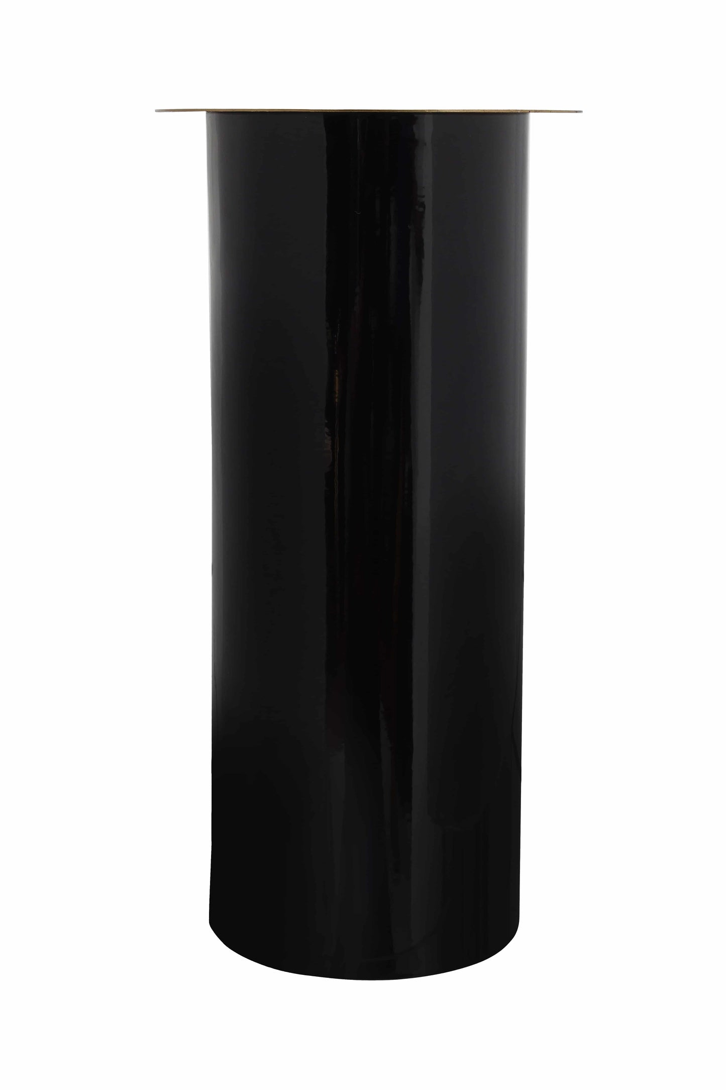 Bodenkerzenständer Art Deco 165 Taupe / Gold