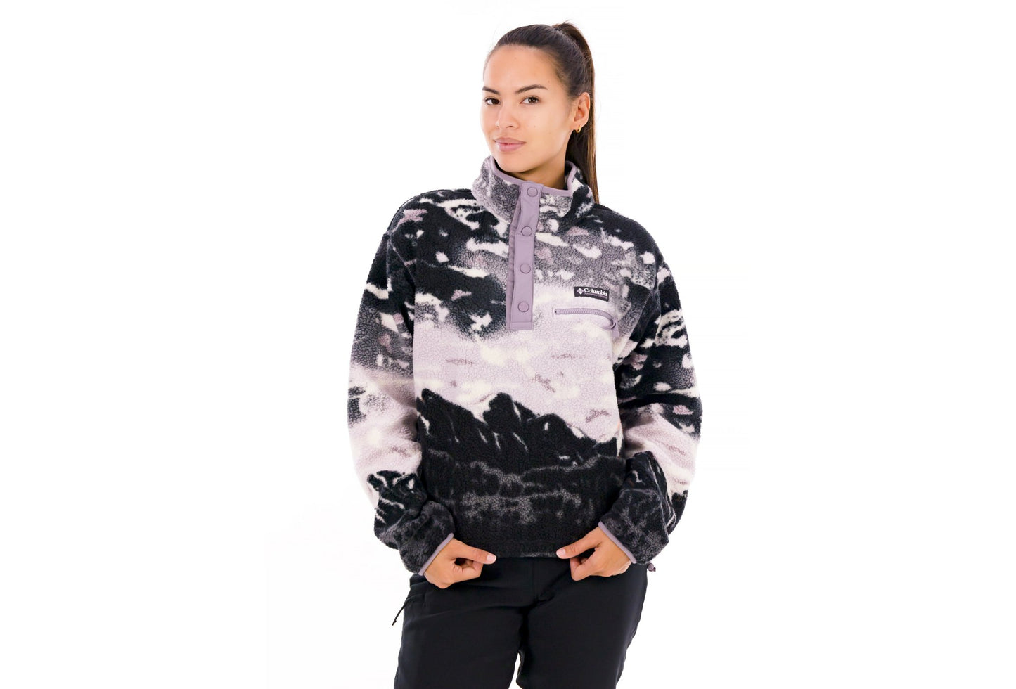 Helvetia II Printed Cropped Damen